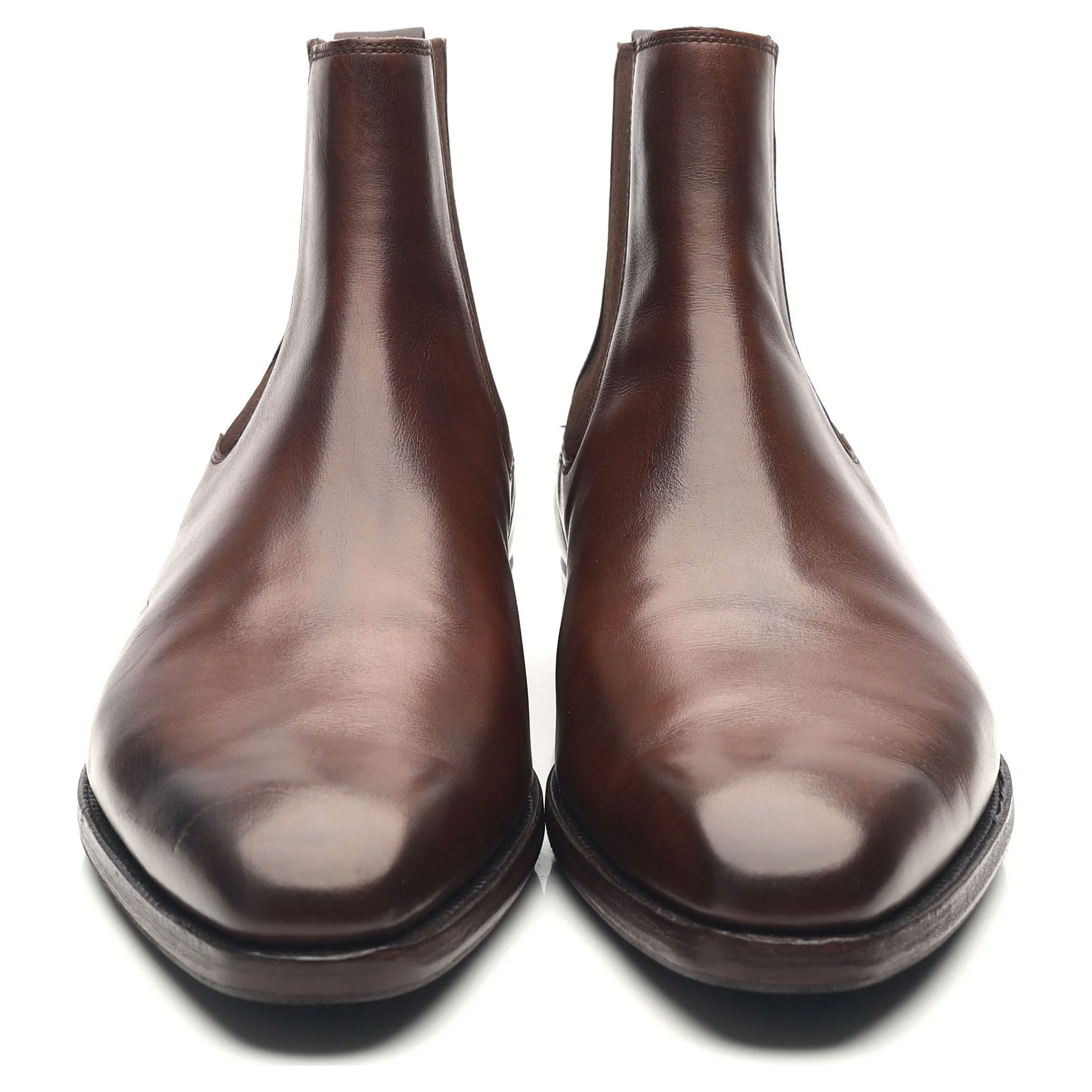 'Lingfield' Dark Brown Leather Chelsea Boots UK 7 E - Image 8