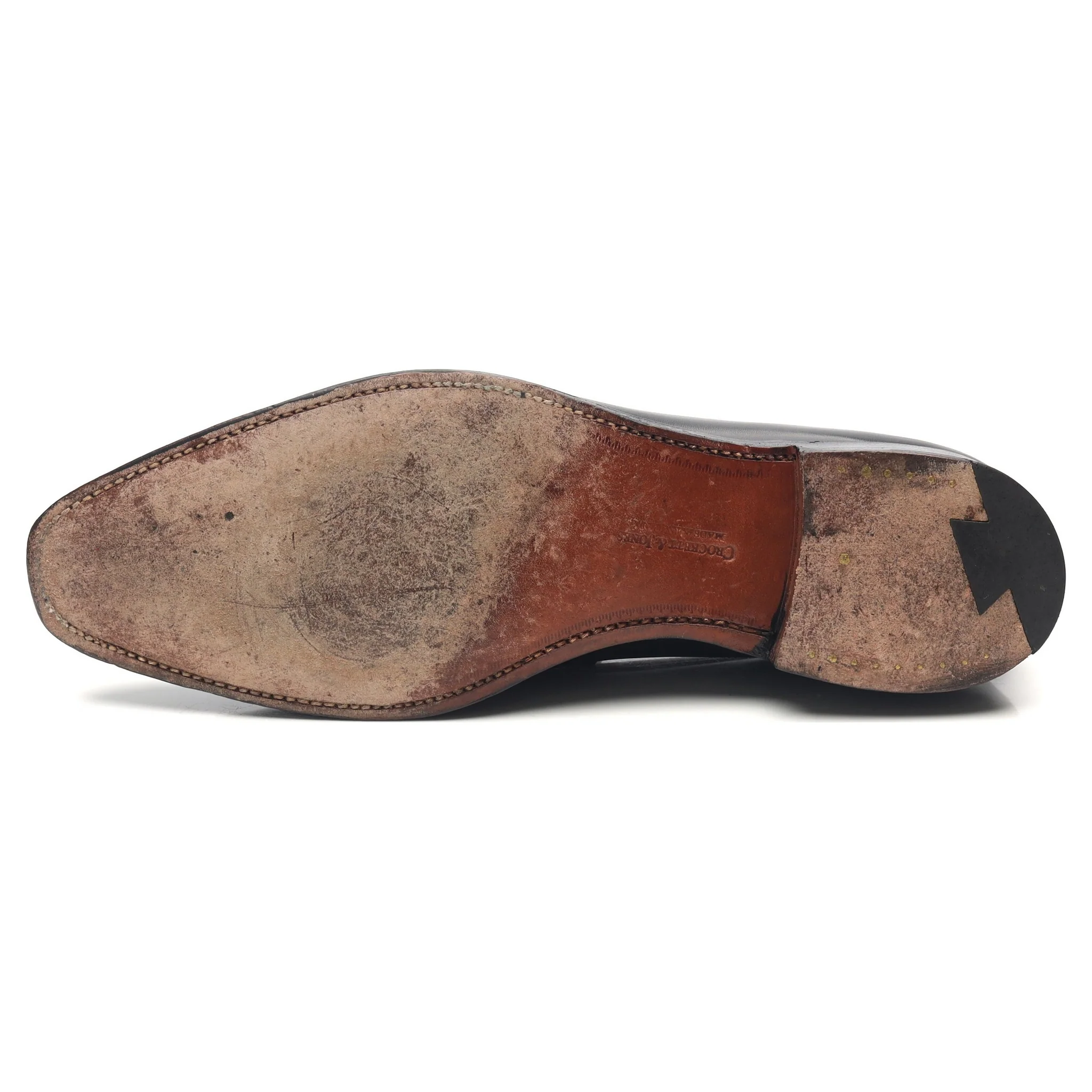 'Merton' Black Leather Loafers UK 8.5 E - Image 10