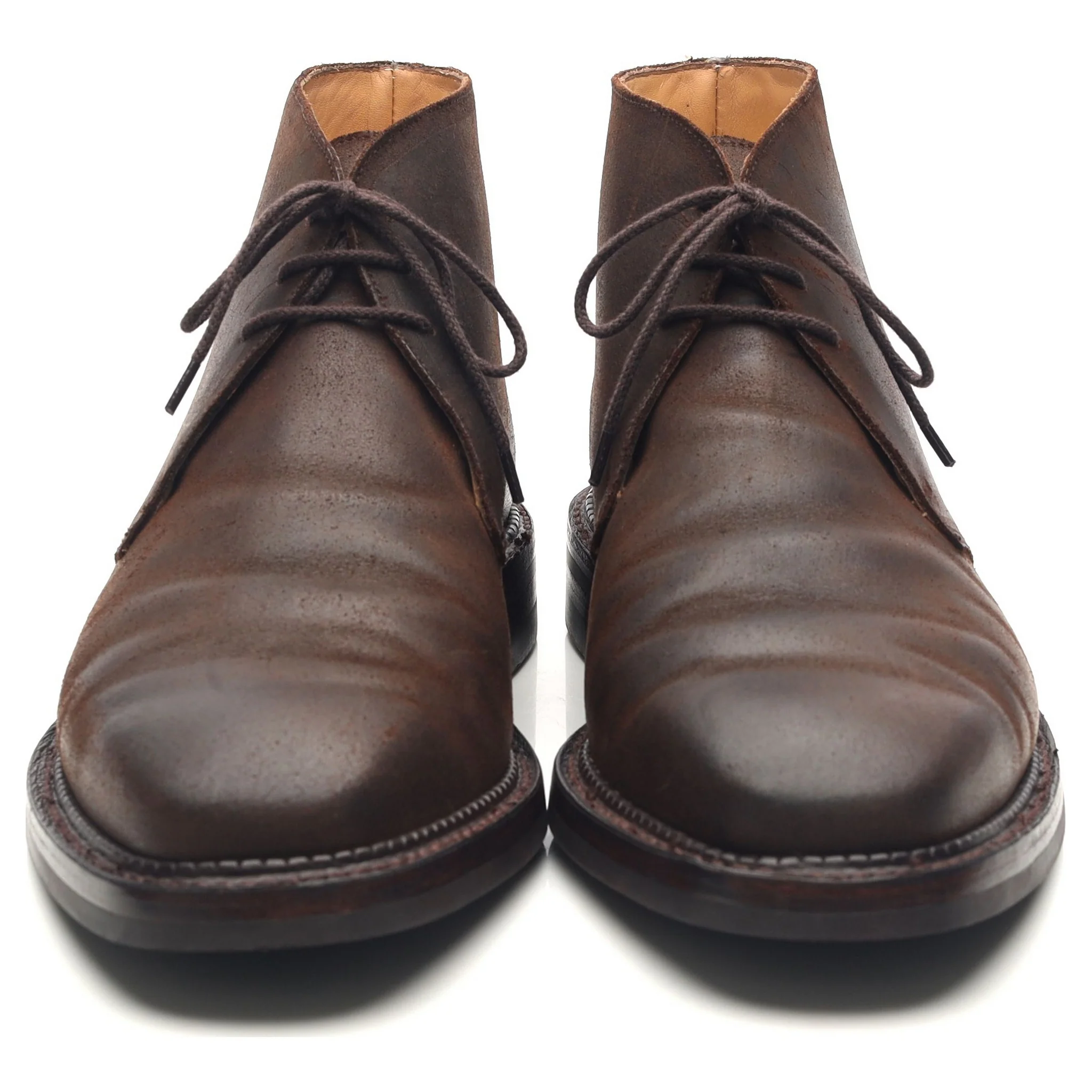 'Molton' Dark Brown Rough-Out Suede Chukka Boots UK 8.5 E - Image 8