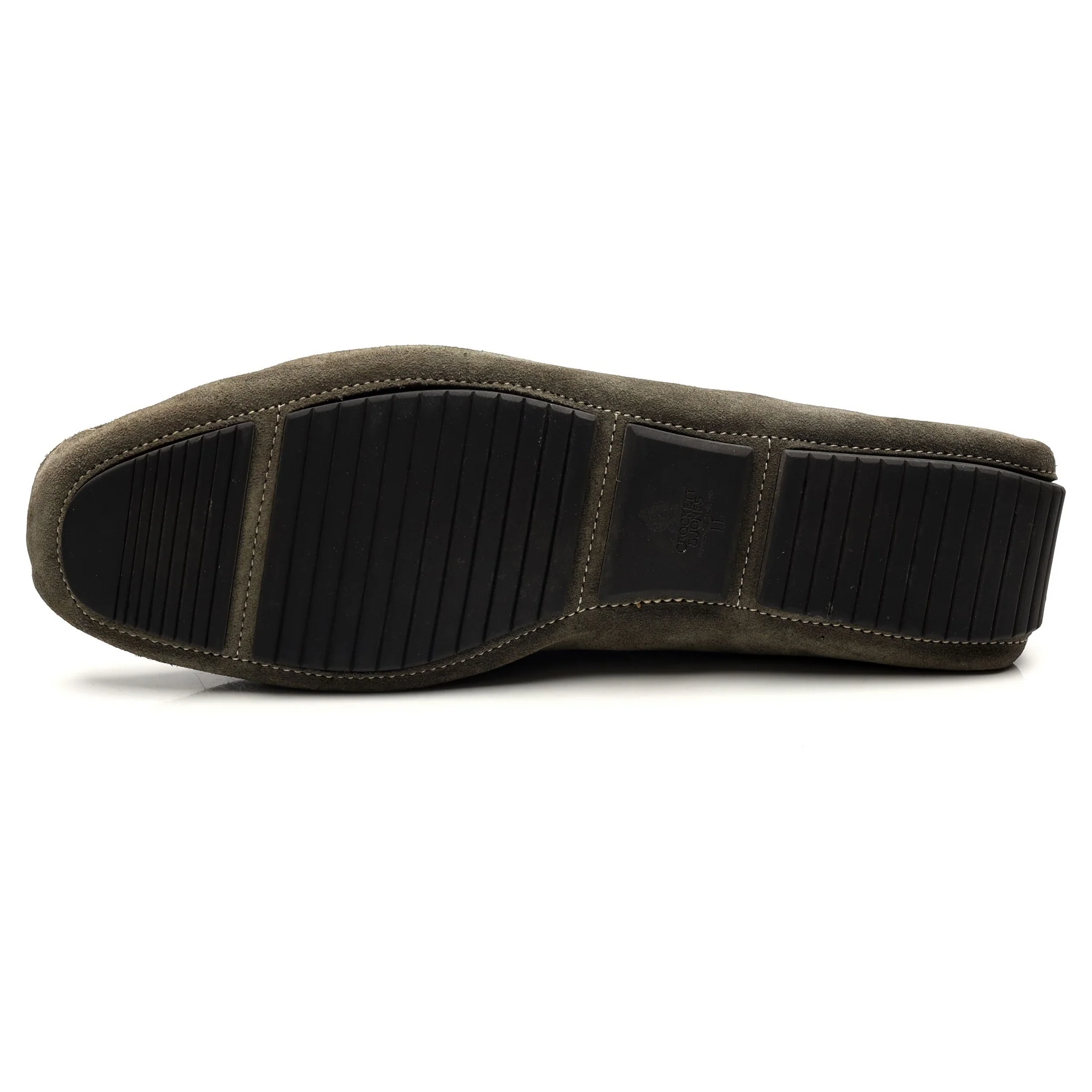 'Napoli' Green Suede Driving Loafers UK 11 - Image 10