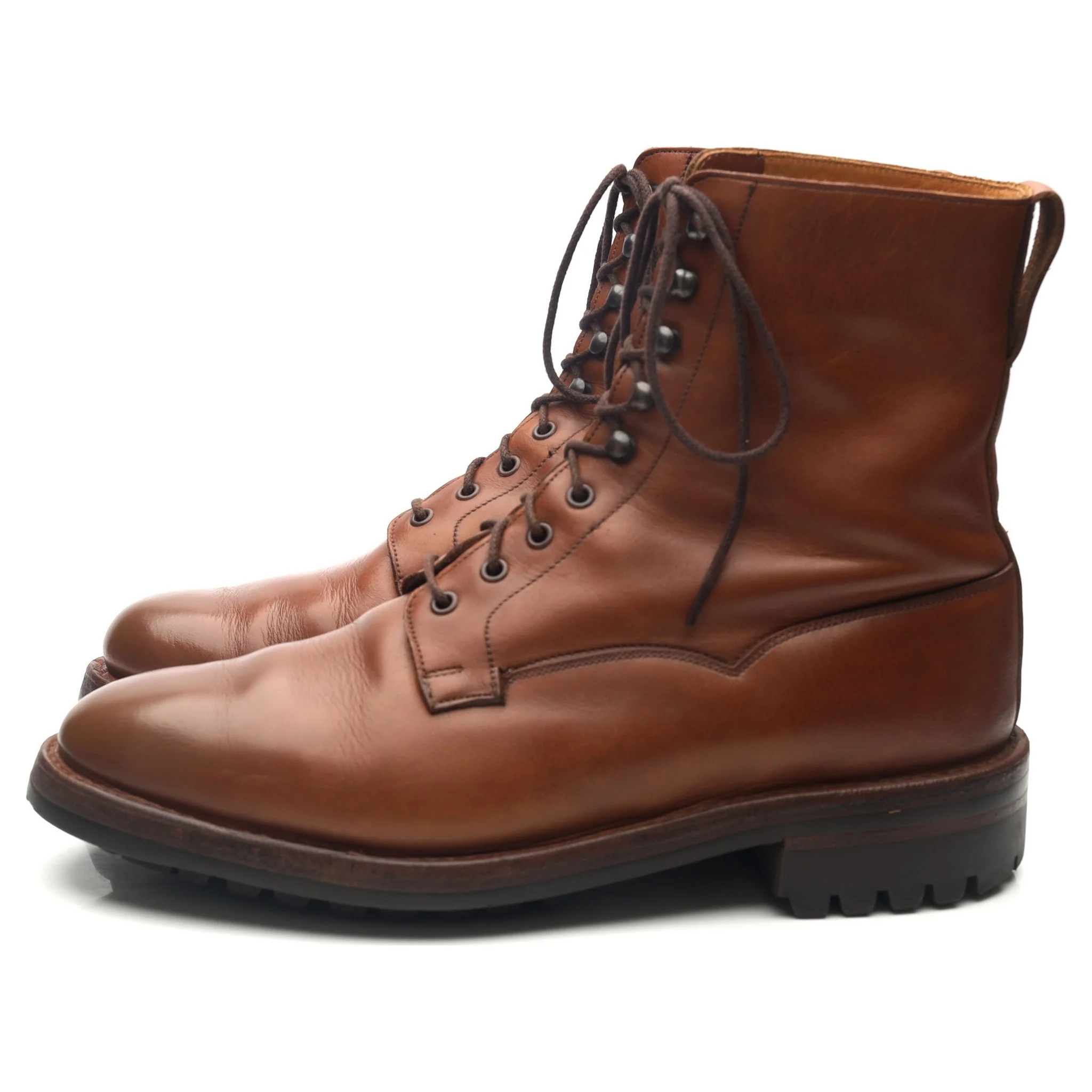 'Snowdon' Tan Brown Leather Veldtschoen Boots UK 9 E - Image 2