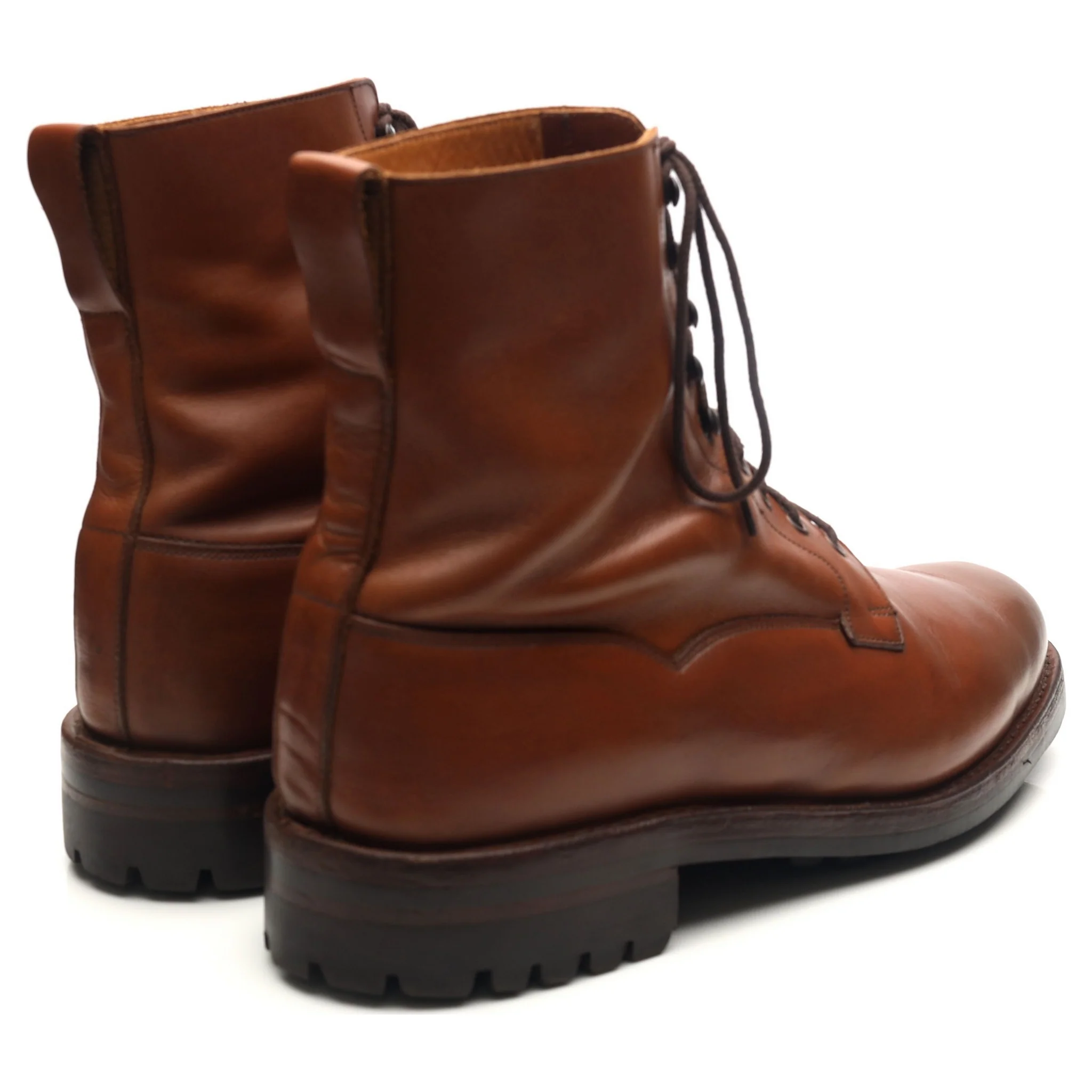 'Snowdon' Tan Brown Leather Veldtschoen Boots UK 9 E - Image 5