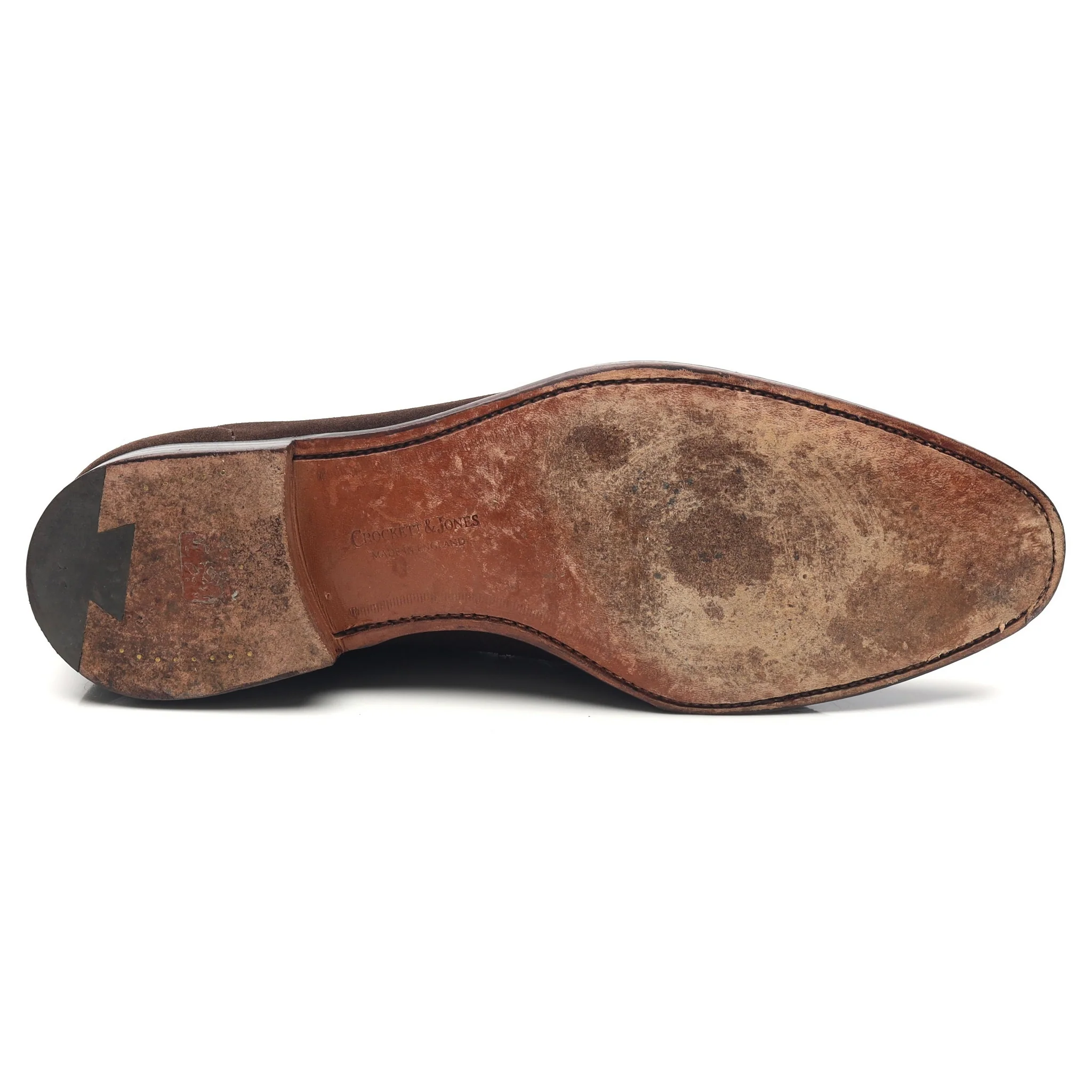'Teign' Dark Brown Suede Loafers UK 10 E - Image 11