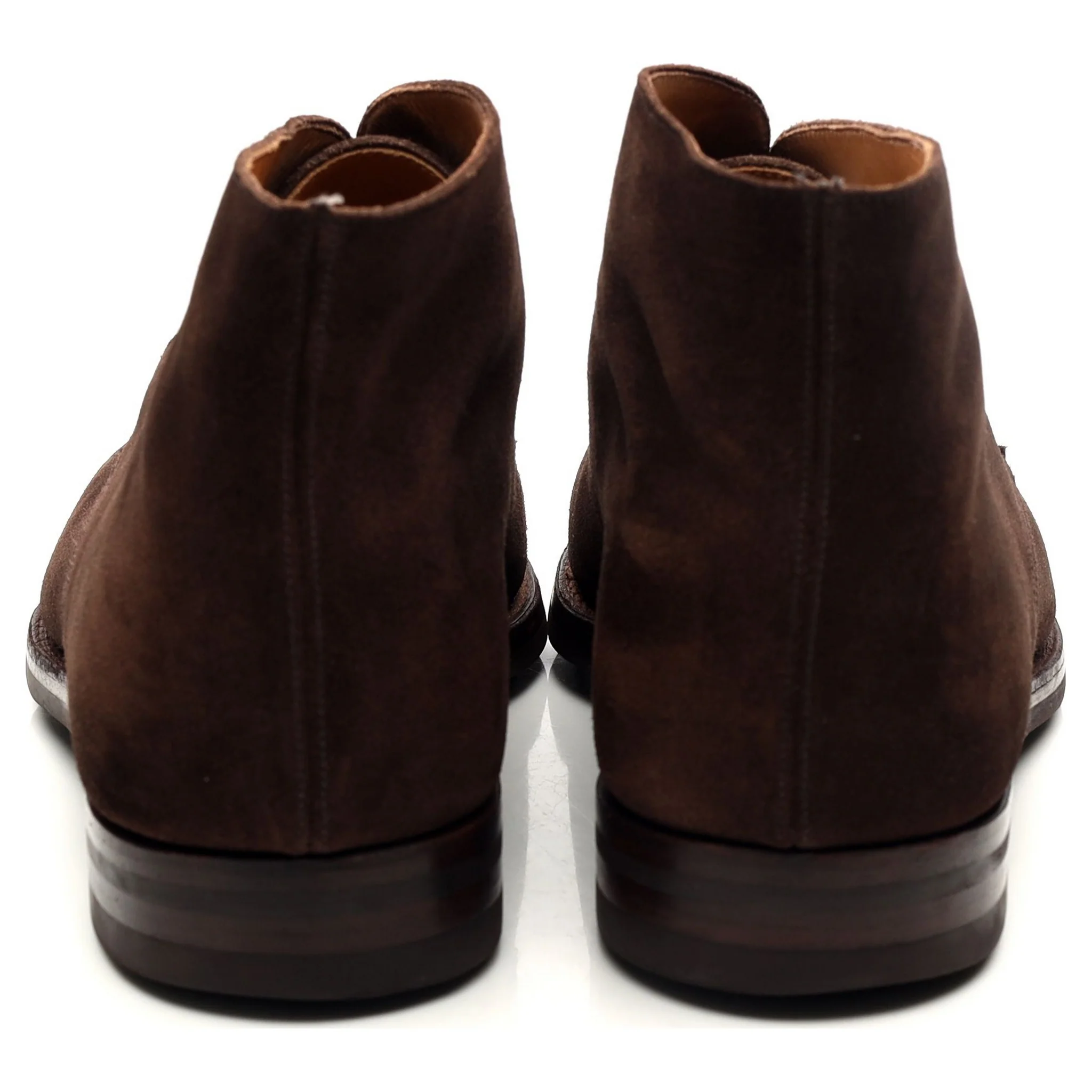 'Tetbury' Dark Brown Suede Chukka Boots UK 12 E - Image 4
