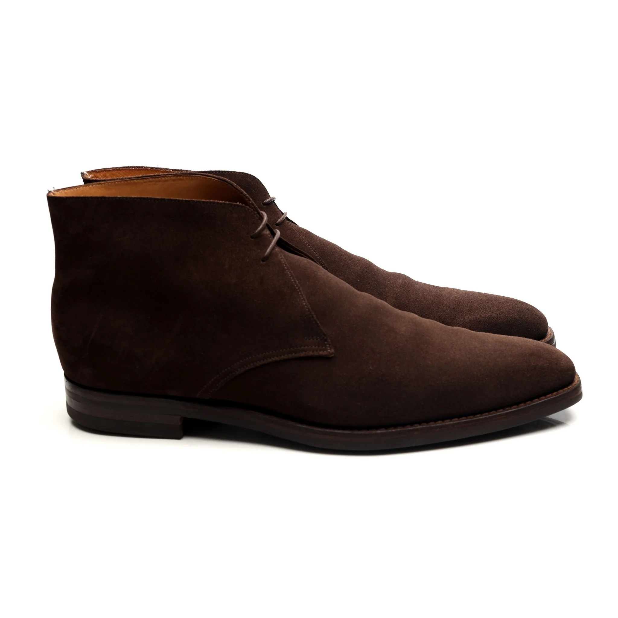 'Tetbury' Dark Brown Suede Chukka Boots UK 12 E - Image 6