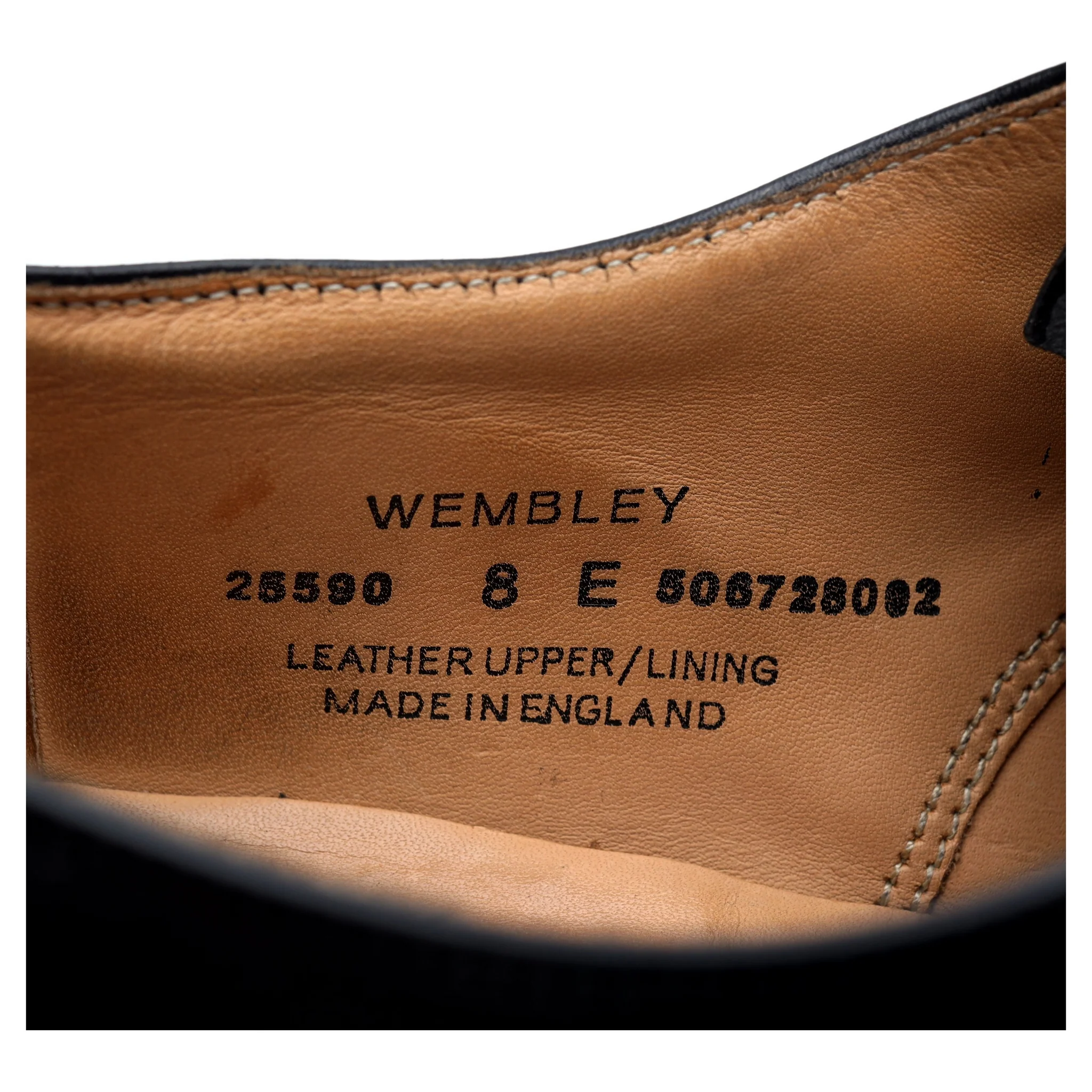 'Wembley' Black Oxford UK 8 E - Image 13