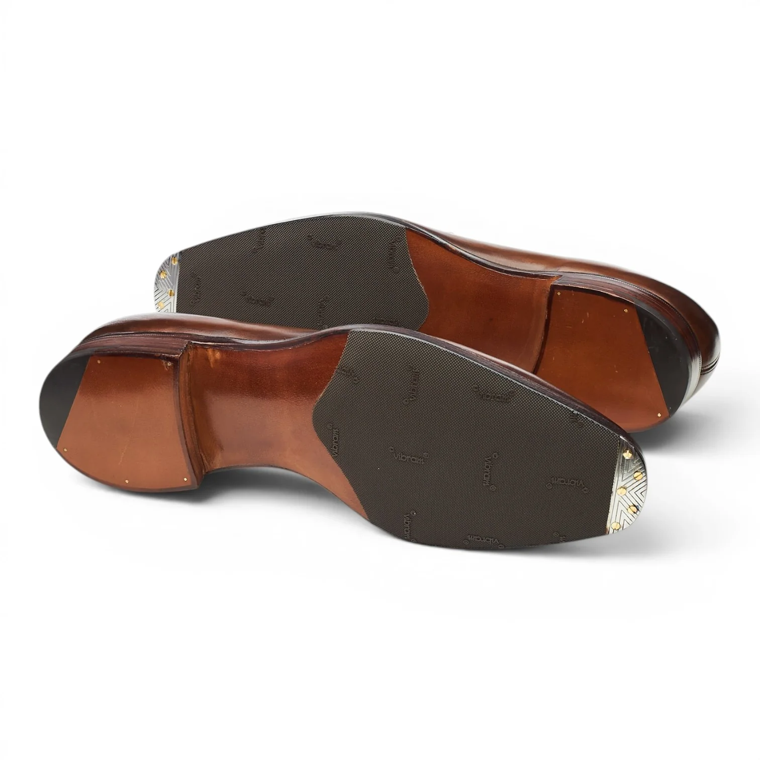 'Crompton' Dark Brown Leather Loafers UK 9 F - Image 5