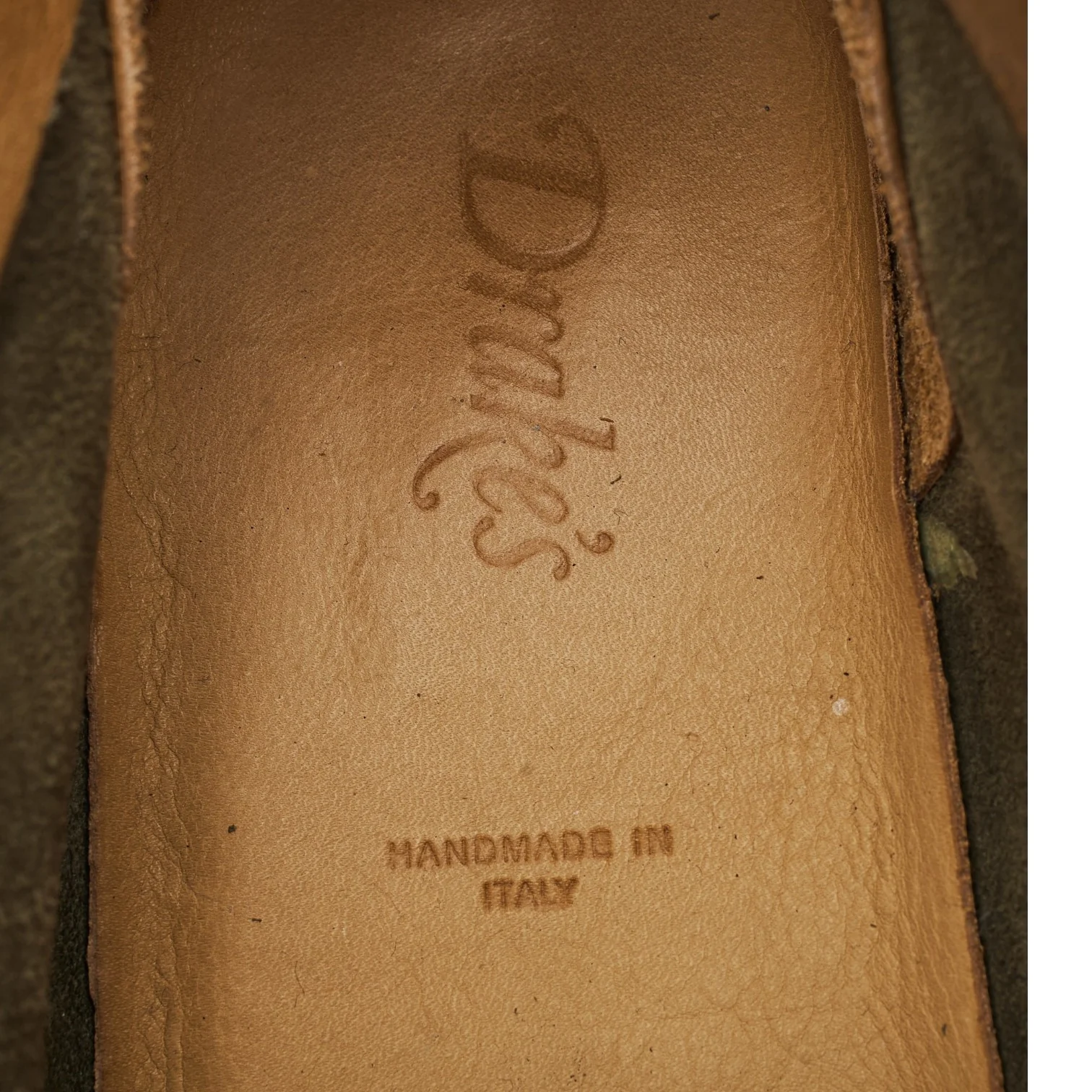'Crosby' Green Suede Moc-Toe Chukka Boots UK 7.5 - Image 6