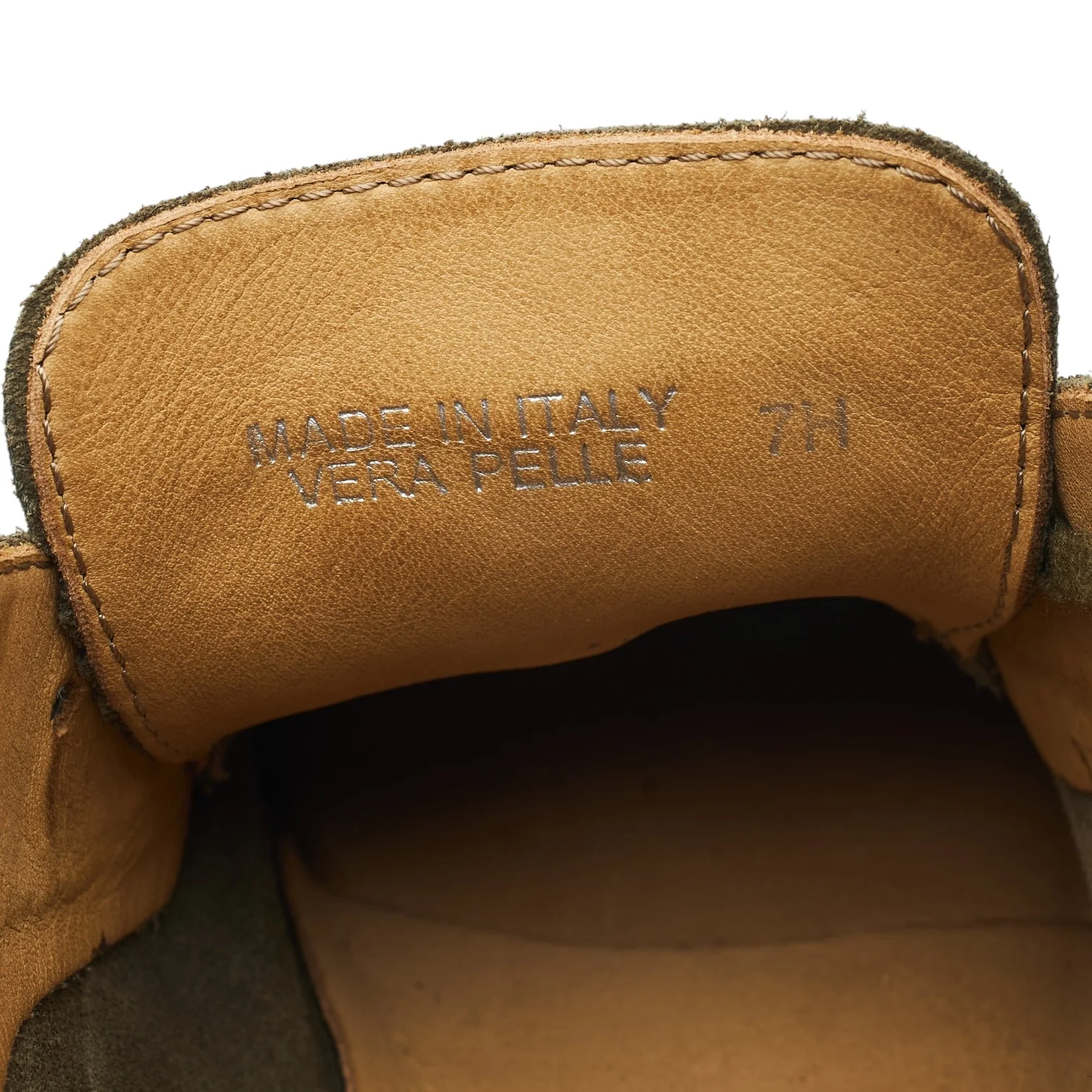 'Crosby' Green Suede Moc-Toe Chukka Boots UK 7.5 - Image 7