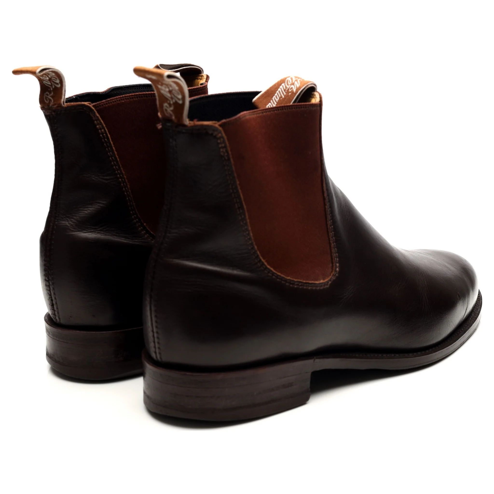 'Comfort Turnout' Dark Brown Leather Chelsea Boots UK 9 G - Image 5
