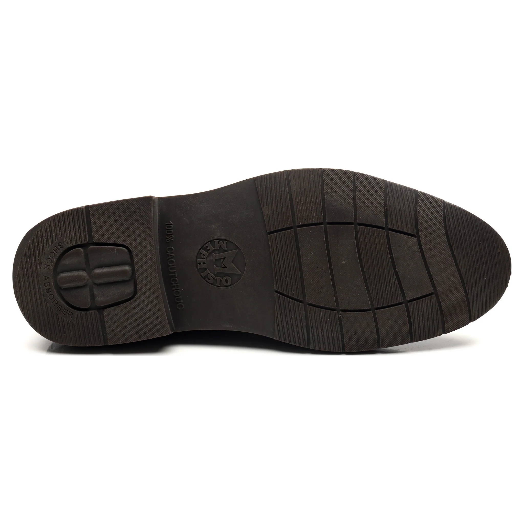 Dark Brown Leather Split Toe Derby UK 7.5 - Image 11