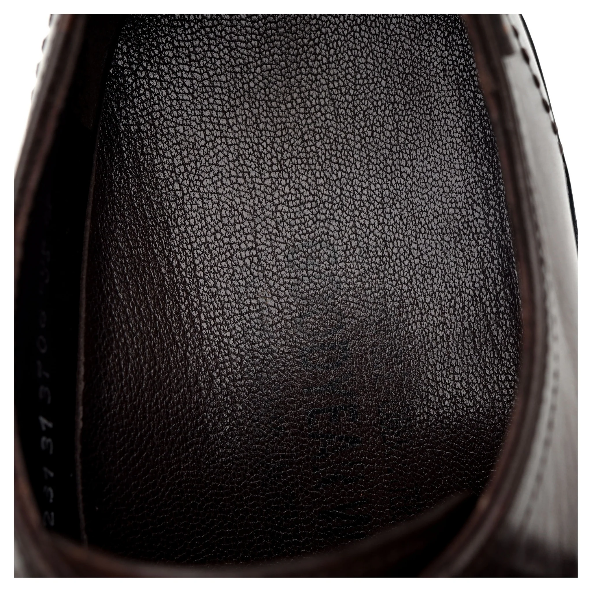 Dark Brown Leather Split Toe Derby UK 7.5 - Image 12