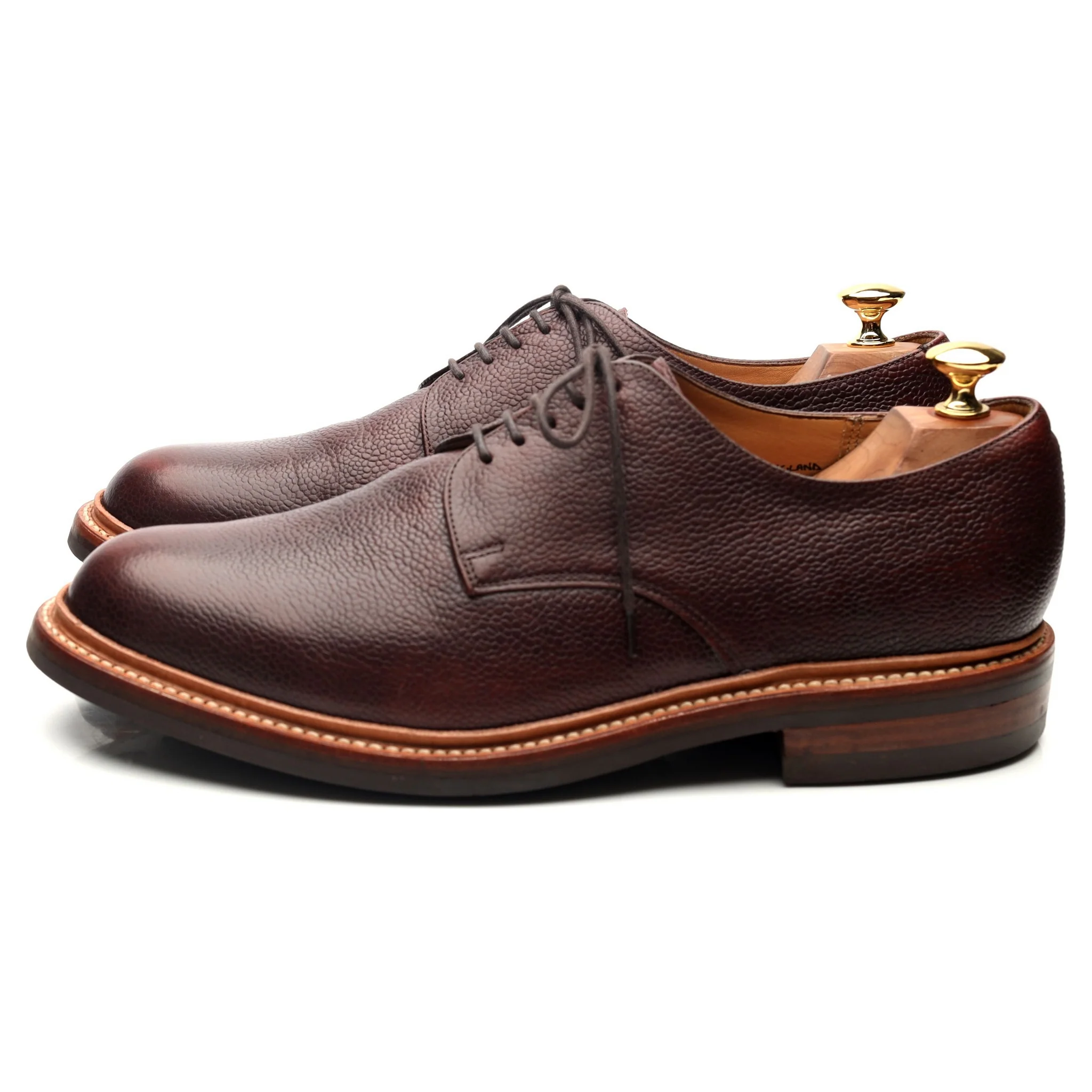 G:Lab Dark Brown Leather Derby UK 9.5 G - Image 2