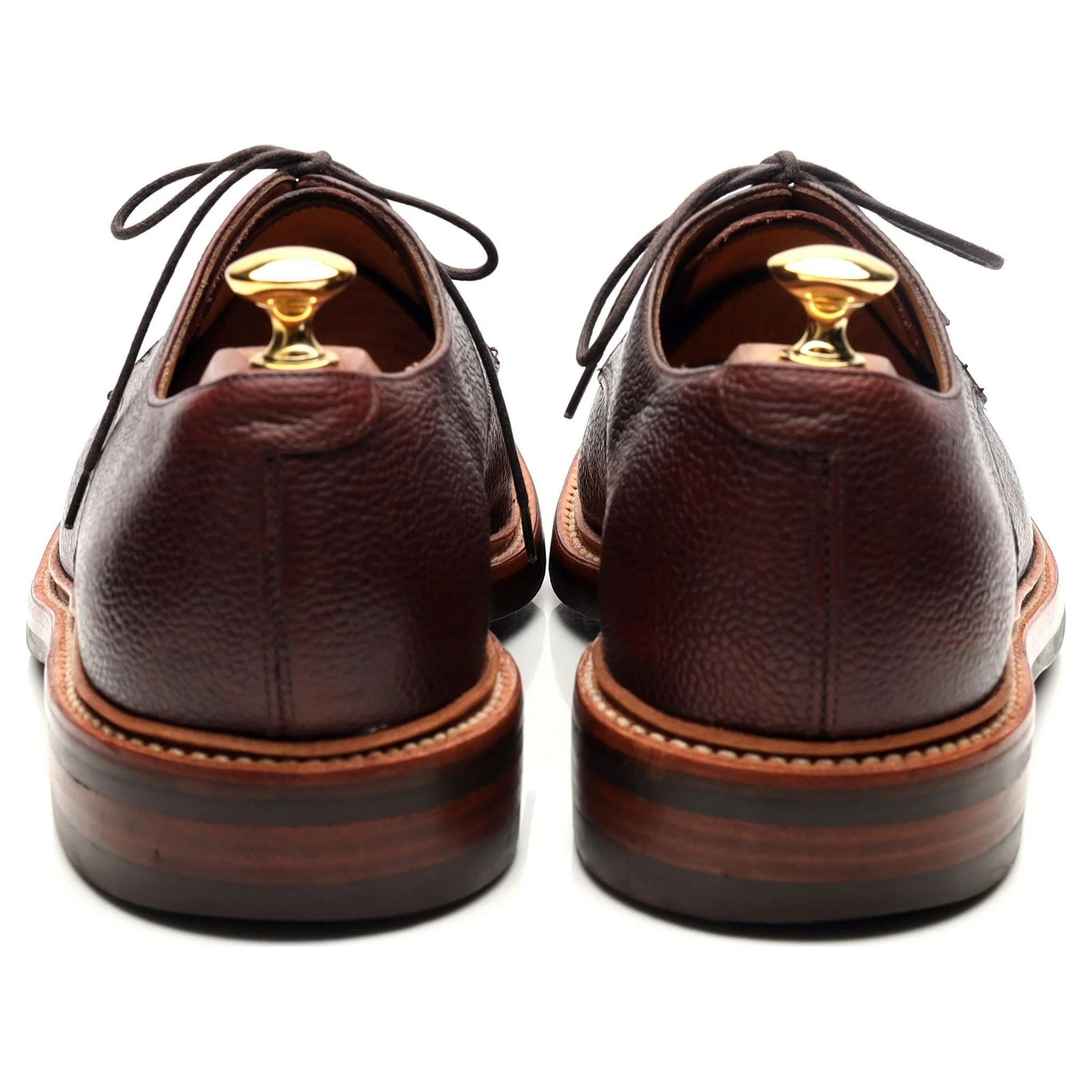 G:Lab Dark Brown Leather Derby UK 9.5 G - Image 4