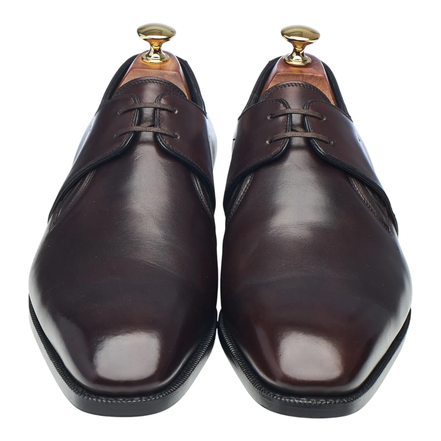 'Westley Decon' Dark Brown Leather Derby UK 9 E - Image 2