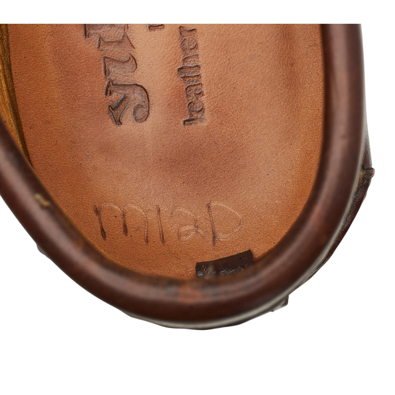 Dark Brown Leather Loafers UK 11 US 12 - Image 7