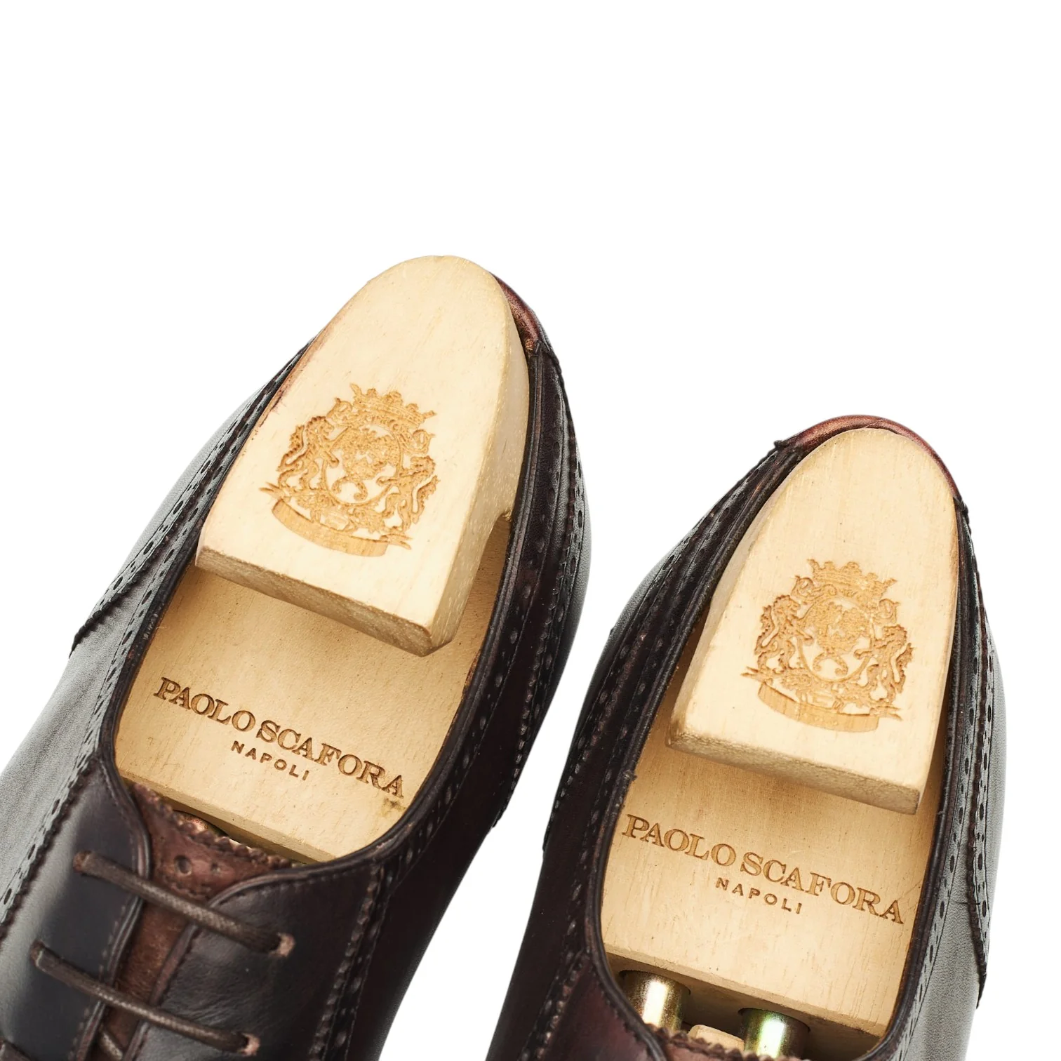 'Art. 770' Dark Brown Leather Oxford Brogues UK 9 - Image 5