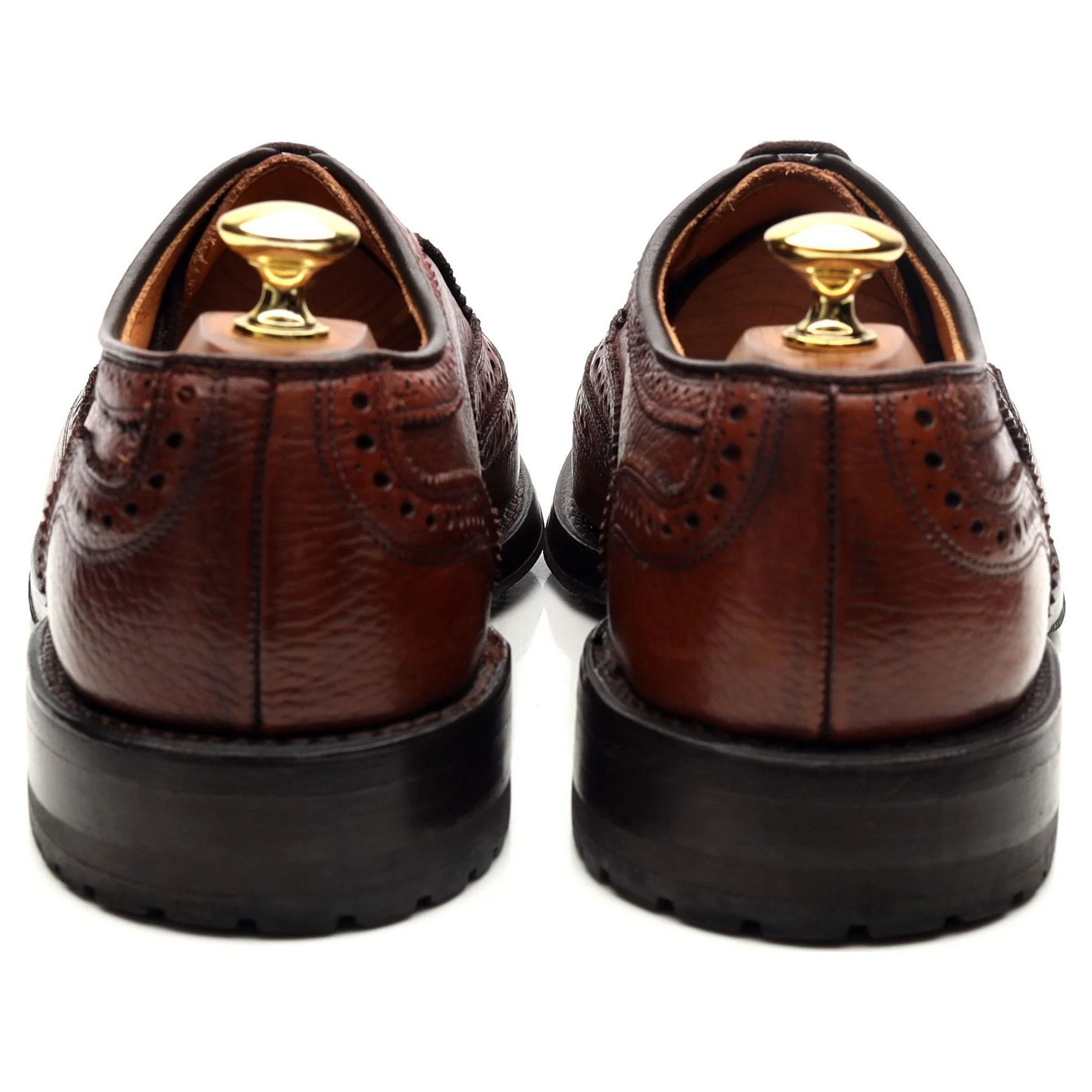 'Winslow' Brown Leather Oxford Brogues UK 7.5 US 8 E - Image 4