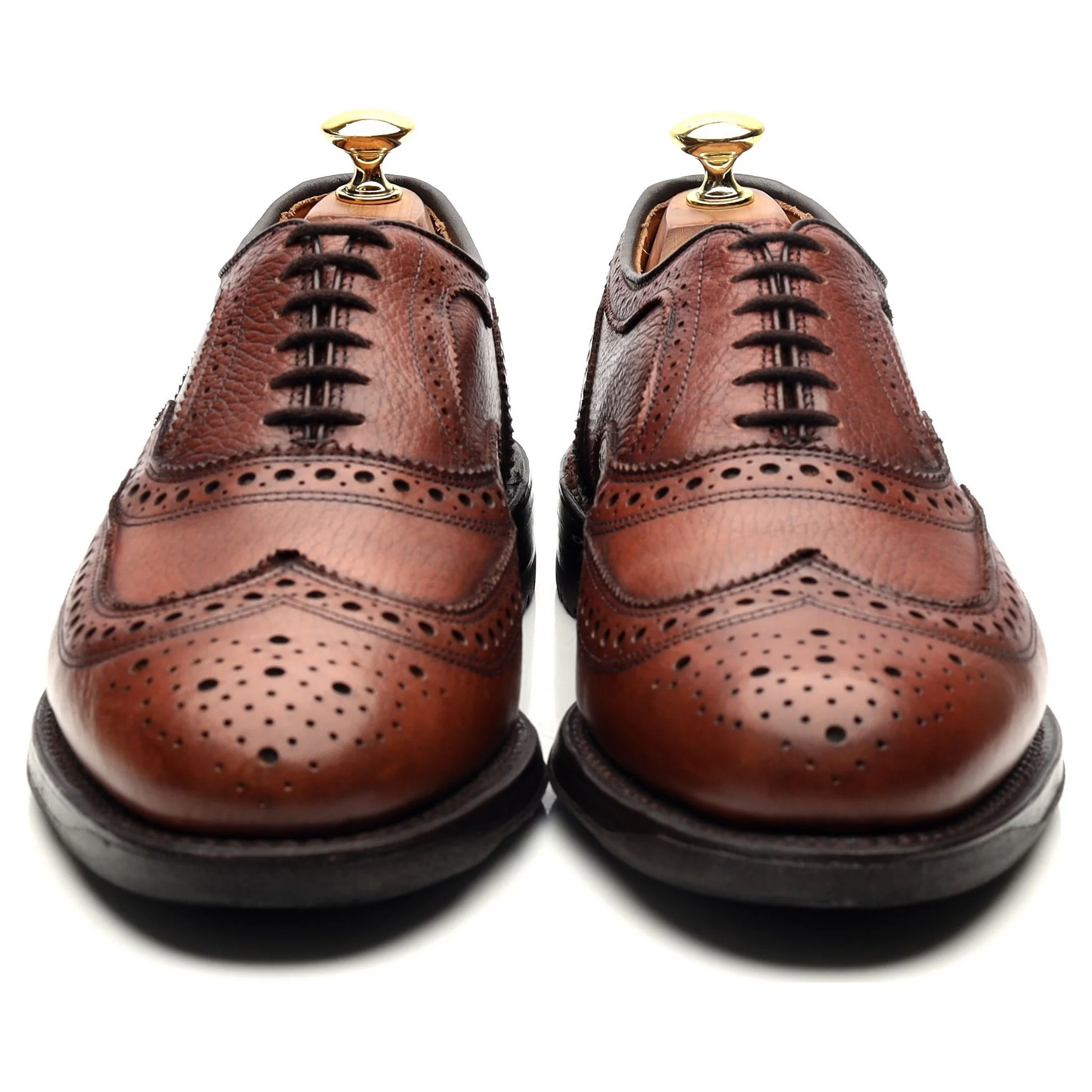'Winslow' Brown Leather Oxford Brogues UK 7.5 US 8 E - Image 8