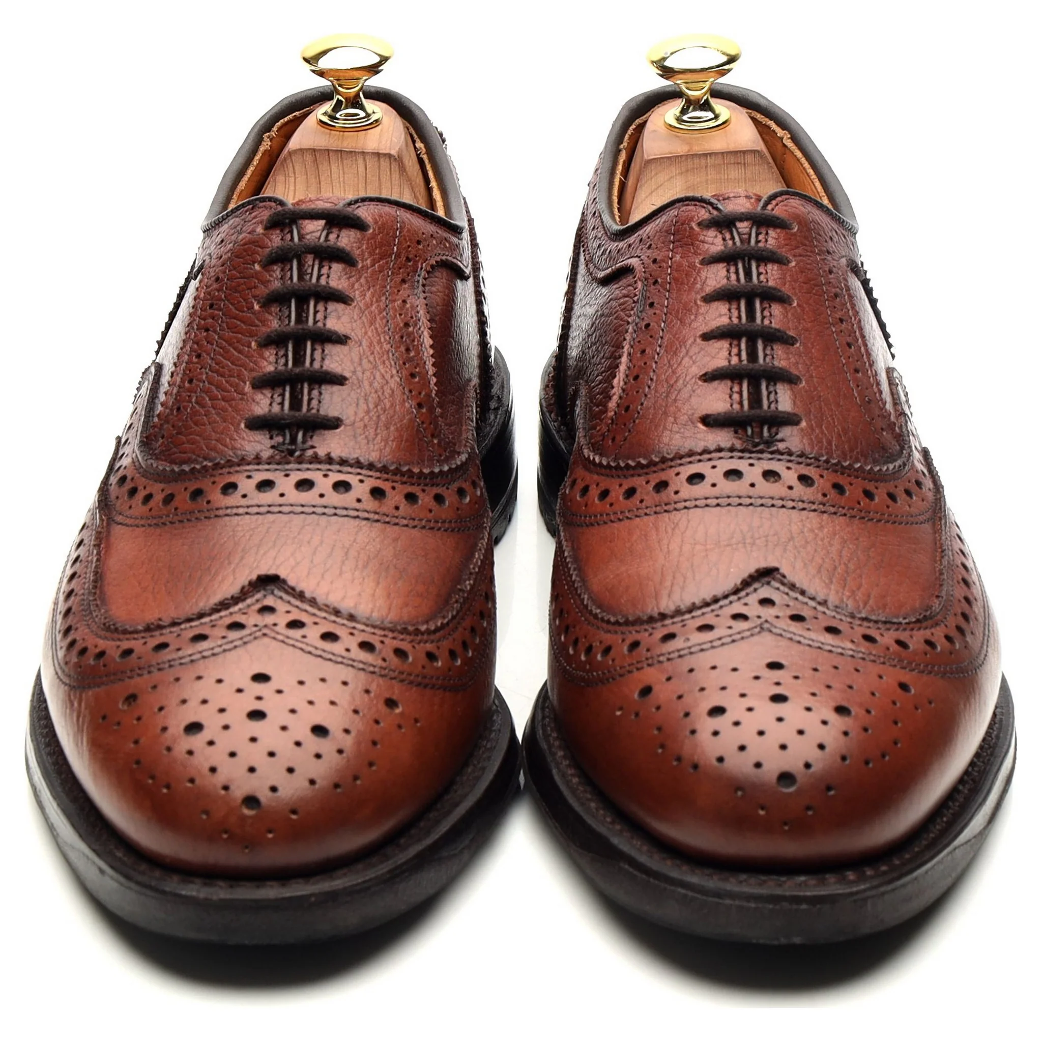 'Winslow' Brown Leather Oxford Brogues UK 7.5 US 8 E - Image 9