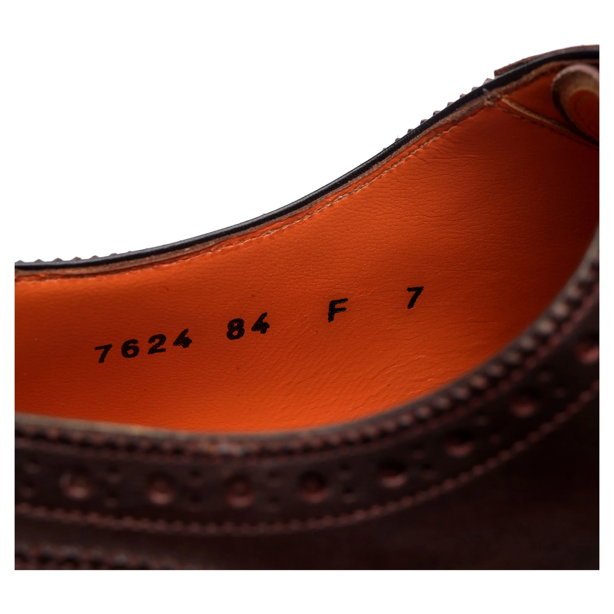 Dark Brown Leather Oxford Brogues UK 7 F - Image 13