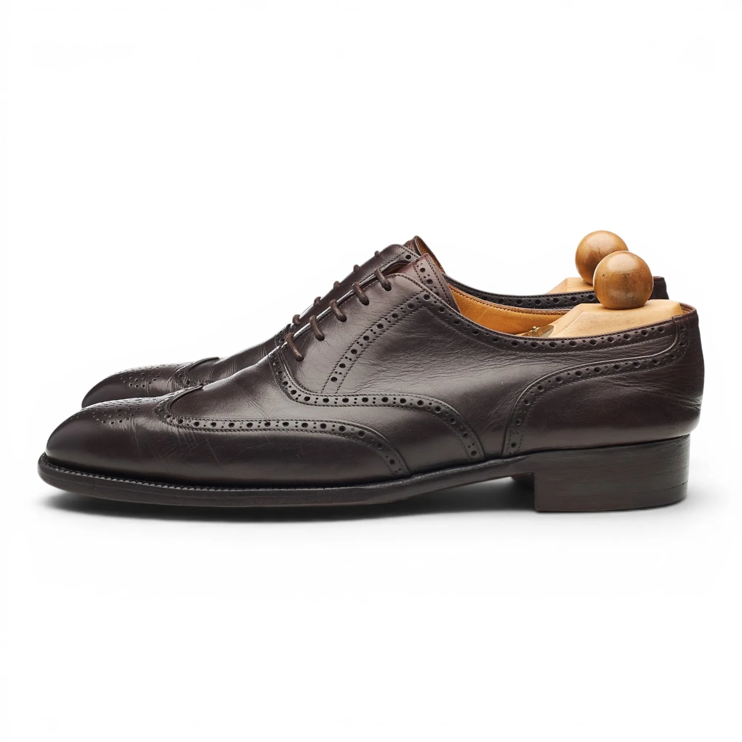'Budapest' Dark Brown Leather Oxford Brogues UK 8.5 EU 42.5 - Image 3