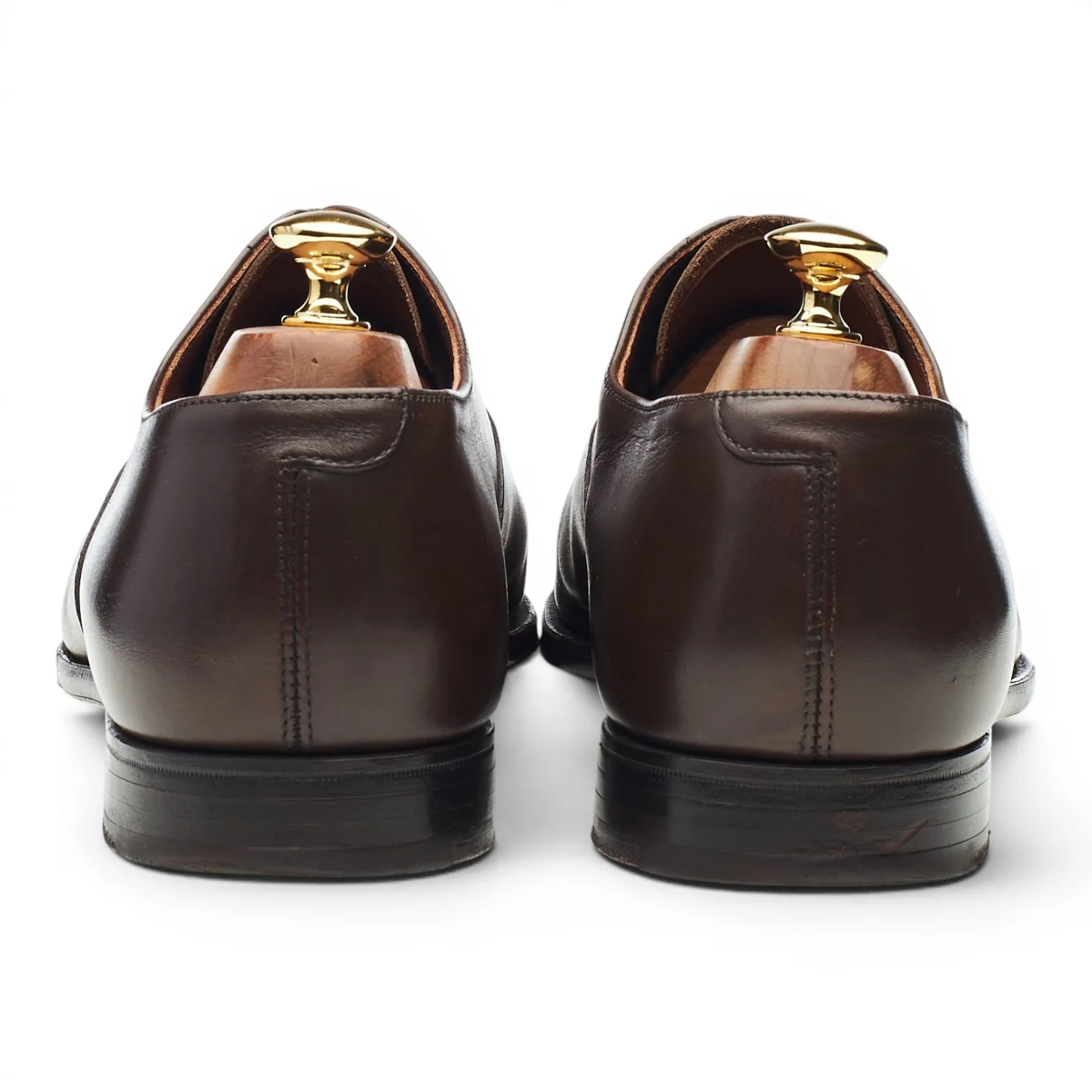 'Harry' Dark Brown Leather Oxford UK 10 E - Image 4