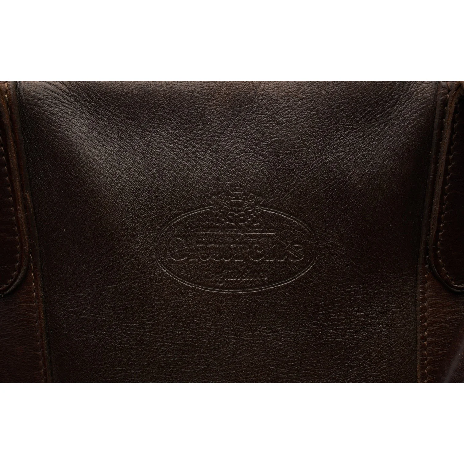 Dark Brown Leather Tote Bag - Image 5