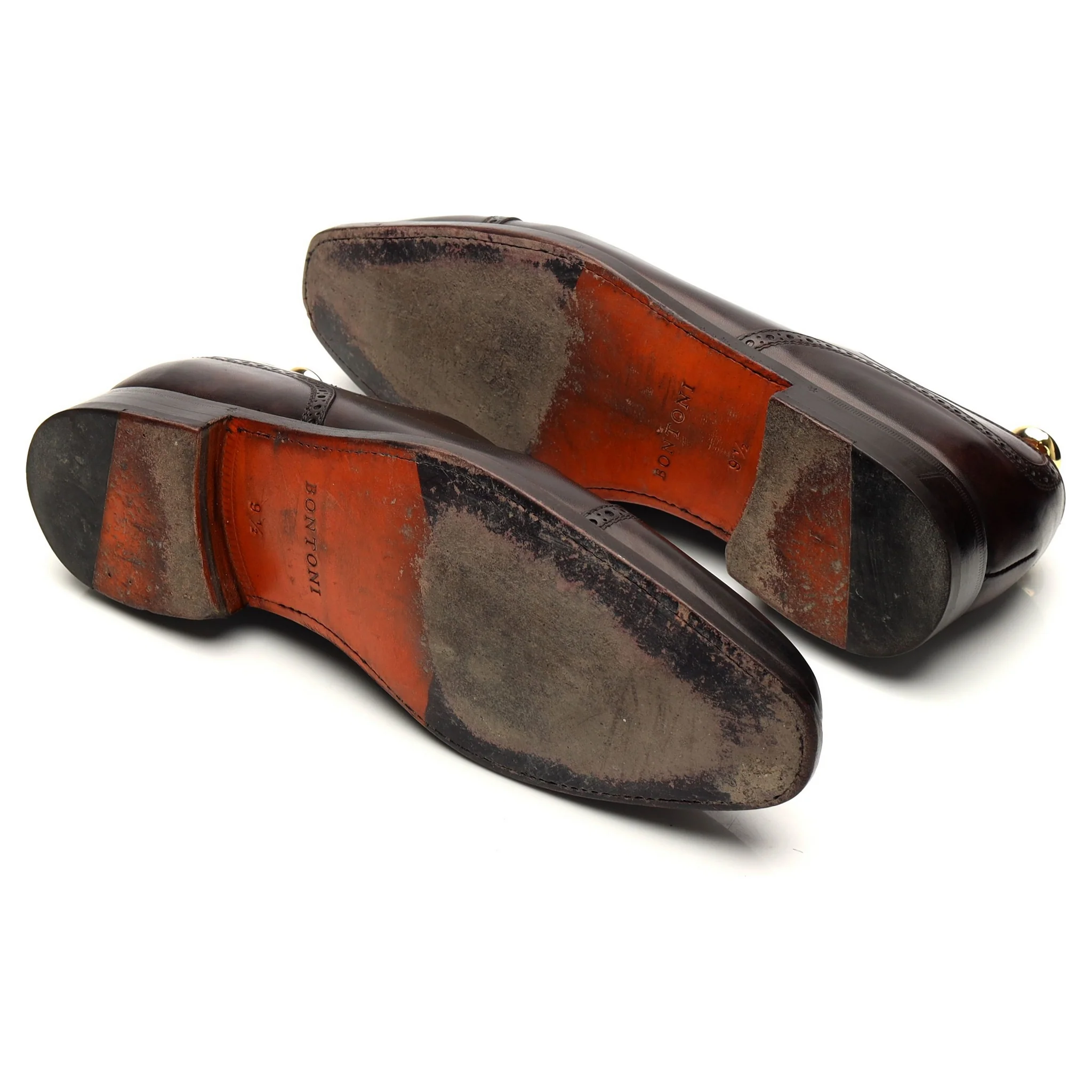 'Del Corso' Dark Brown Museum Leather Oxford UK 9.5 - Image 5