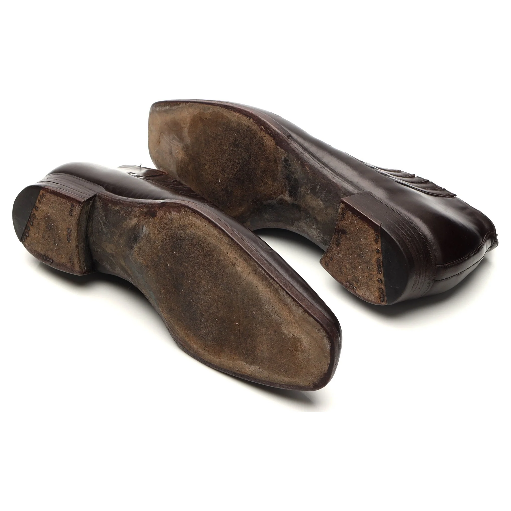 Bespoke Dark Brown Slip Leather On Ankle Boots UK 6 / UK 6.5 E - Image 5