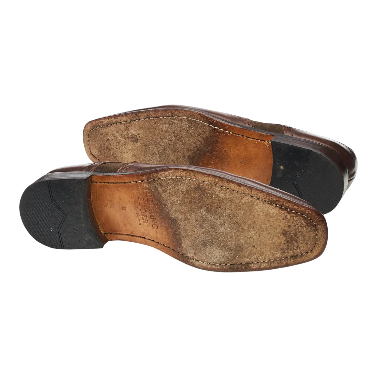 Dark Brown Leather / Suede Derby Brogues UK 9 - Image 5