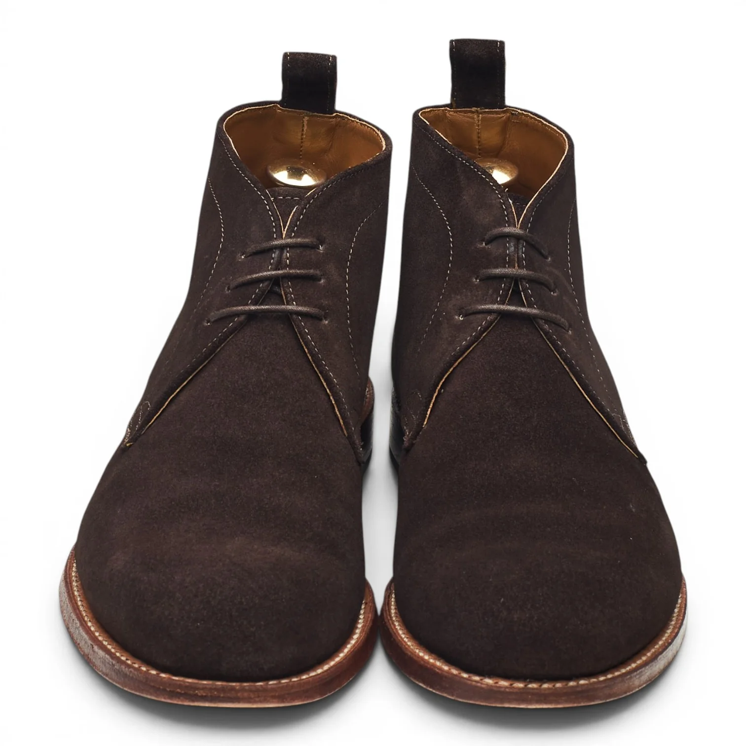 'Marcus' Dark Brown Suede Chukka Boots UK 7 F - Image 2