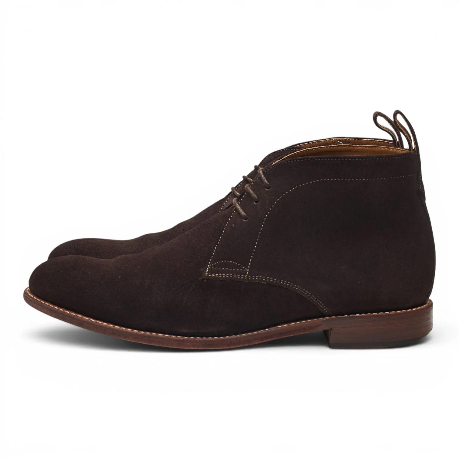 'Marcus' Dark Brown Suede Chukka Boots UK 7 F - Image 3