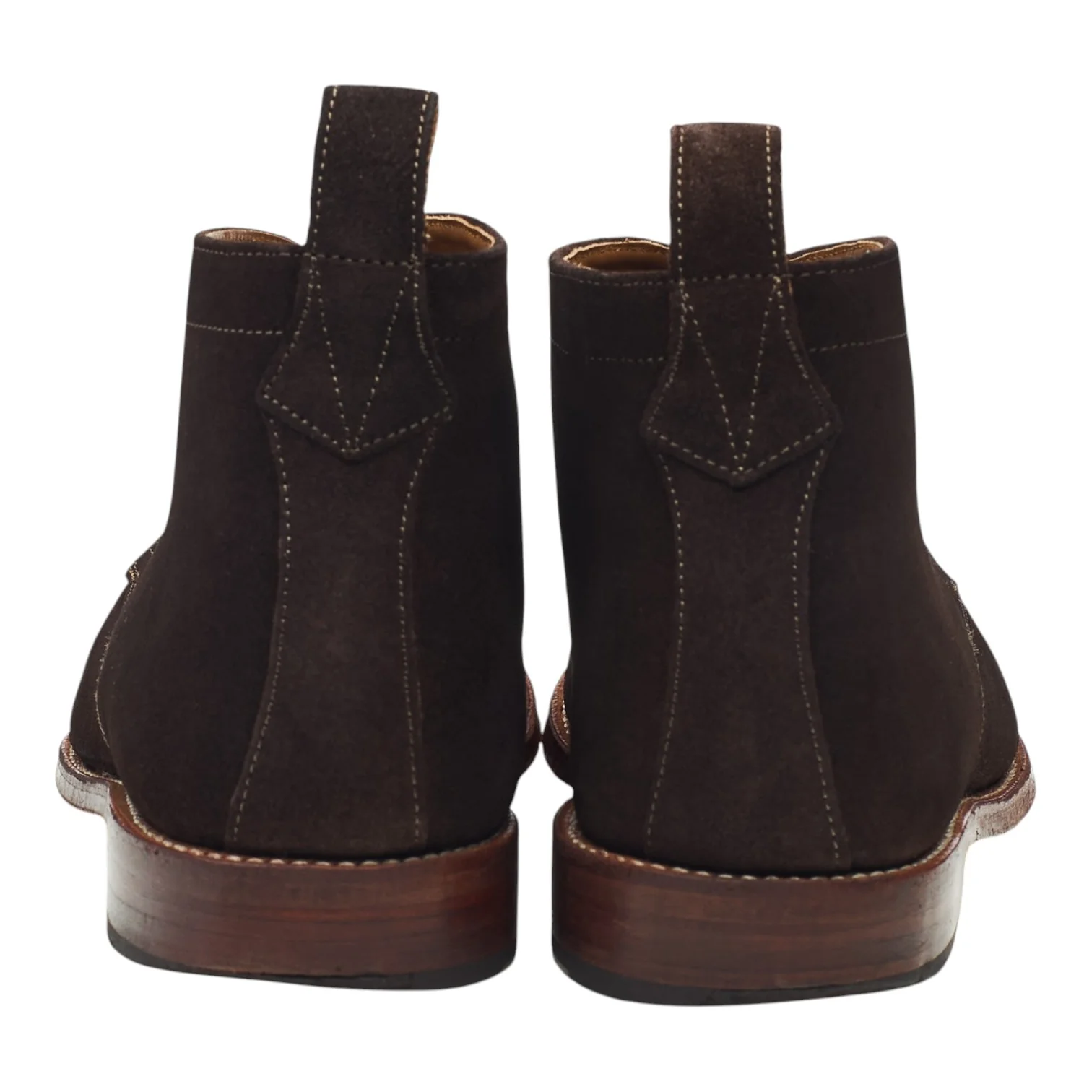'Marcus' Dark Brown Suede Chukka Boots UK 7 F - Image 4
