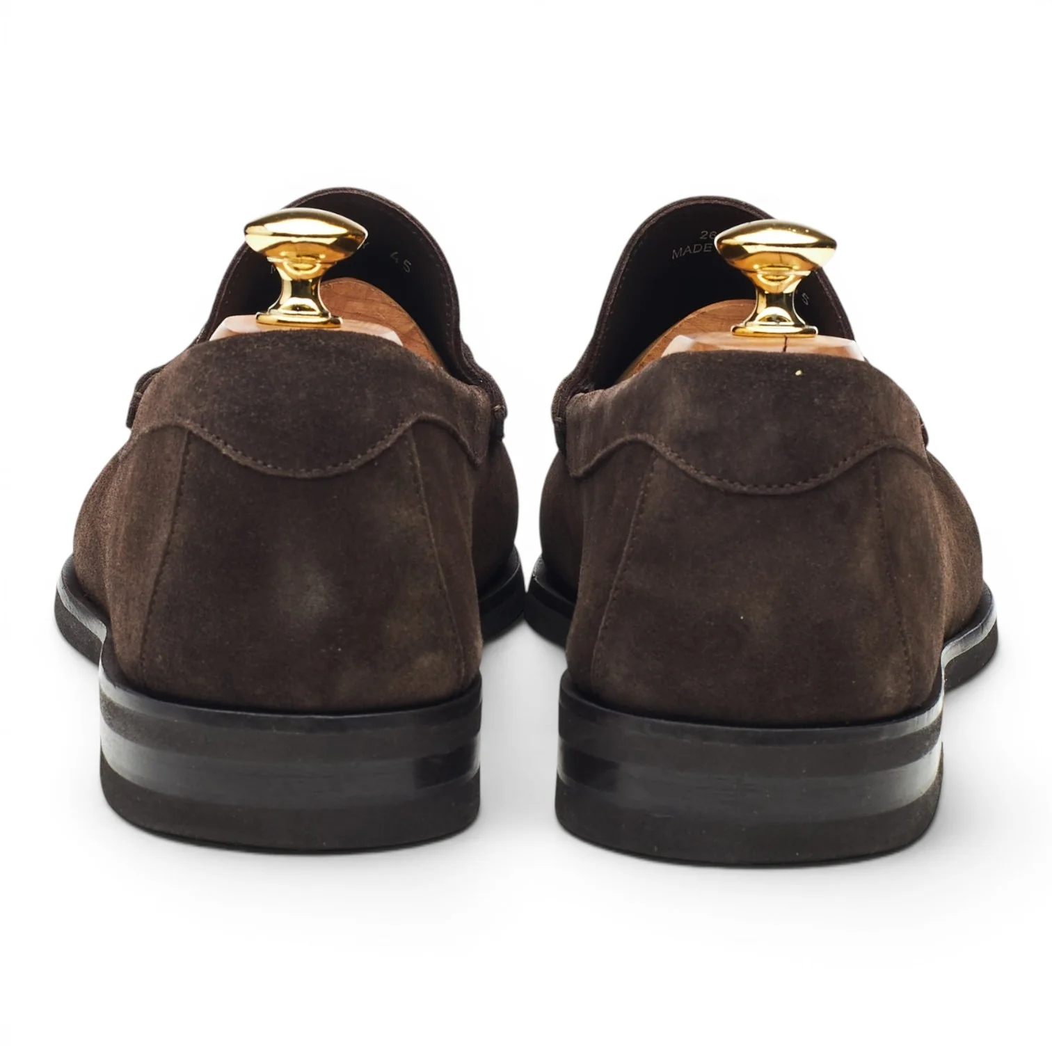 Dark Brown Suede Loafers UK 11 EU 45 - Image 4