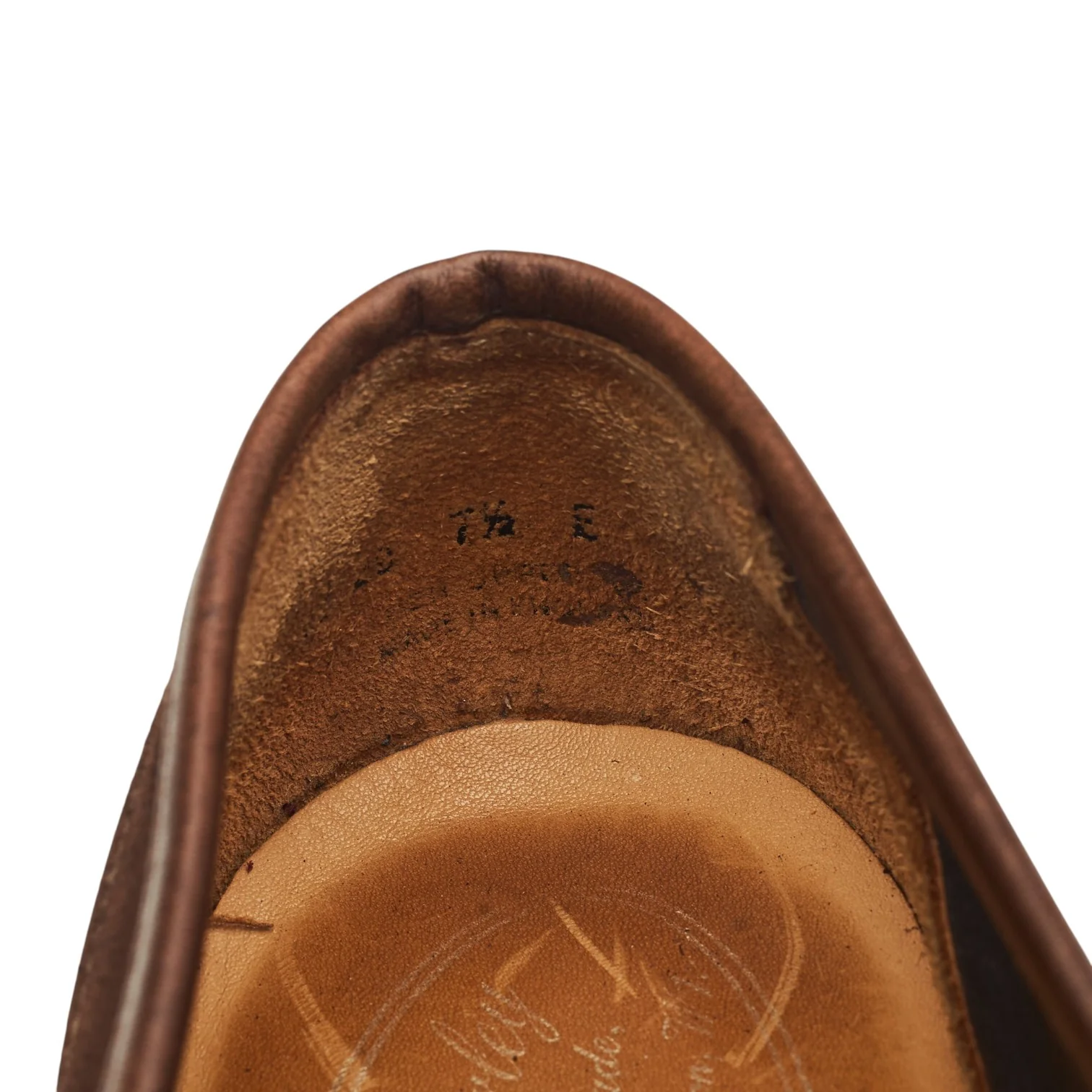 Dark Brown Suede Loafers UK 7.5 E - Image 7