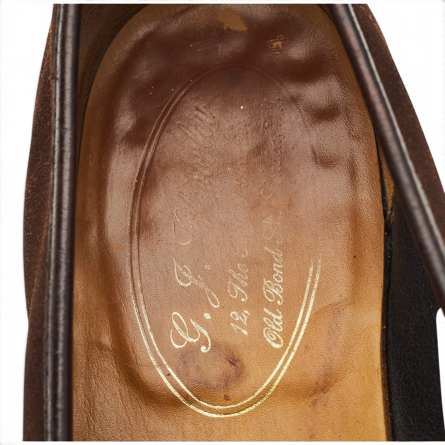 Dark Brown Suede Loafers UK 8.5 E - Image 6