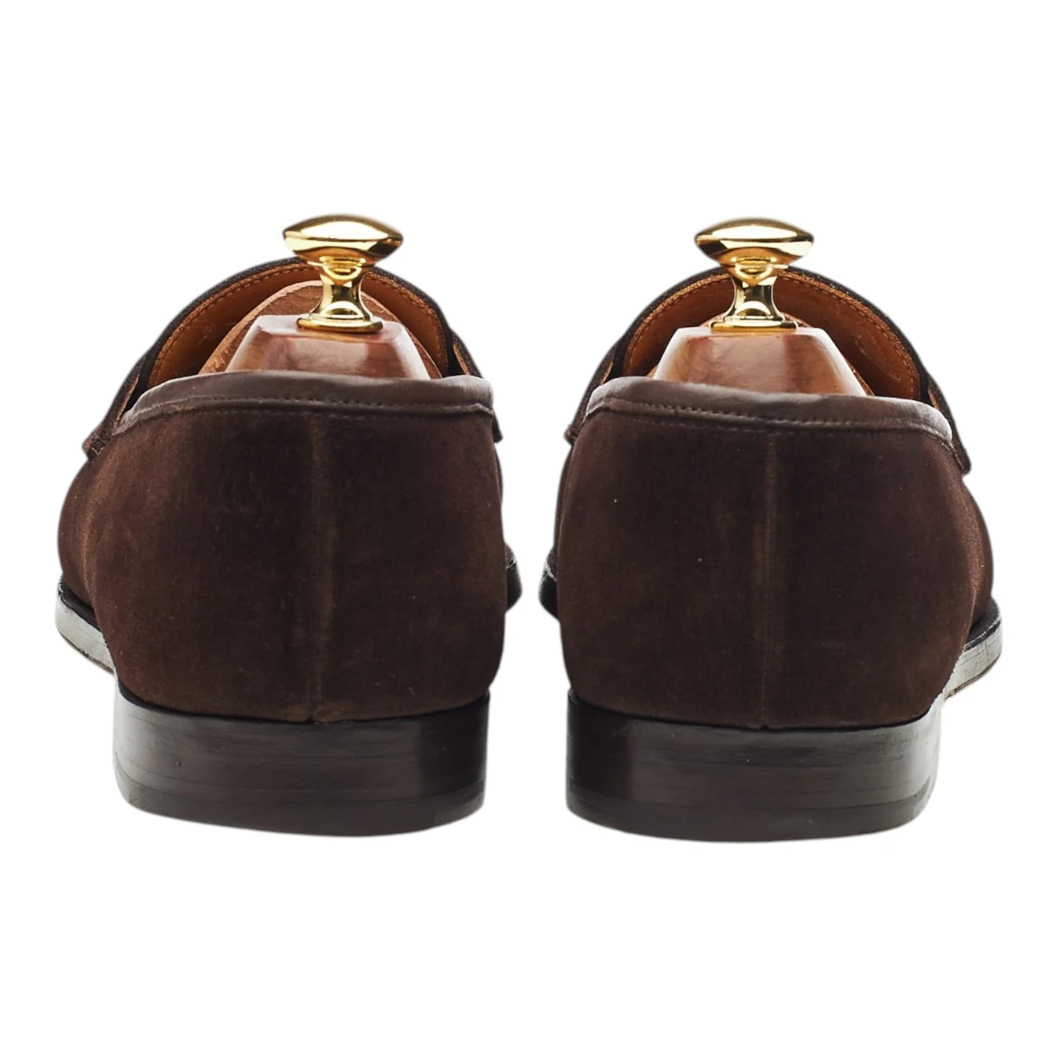'Bradley II' Dark Brown Suede Loafers UK 9 E - Image 4