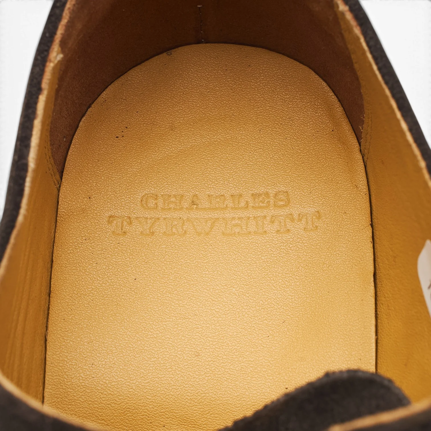 Dark Brown Suede Oxford Brogues UK 9 F - Image 6