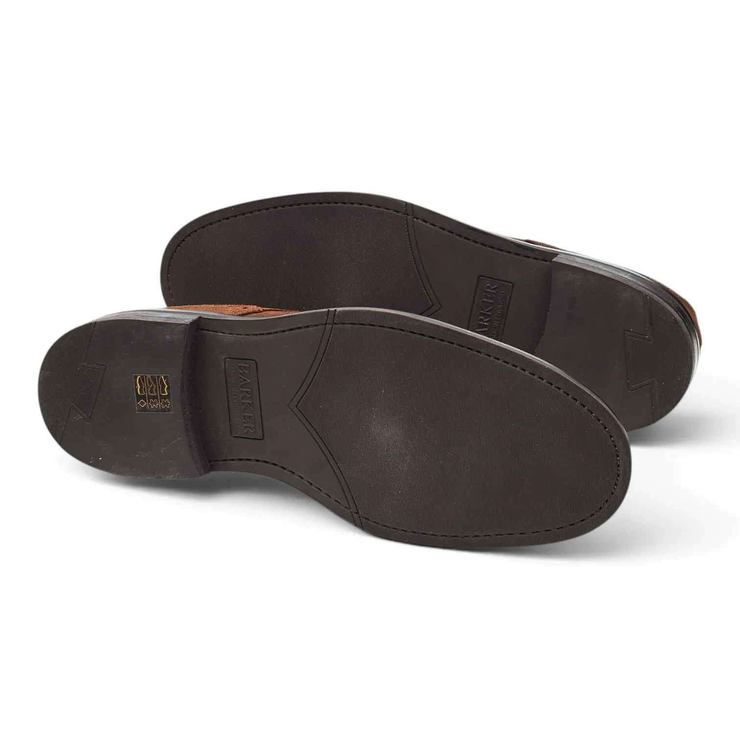 Dark Brown Waxed Suede Derby Brogues UK 8 F - Image 5