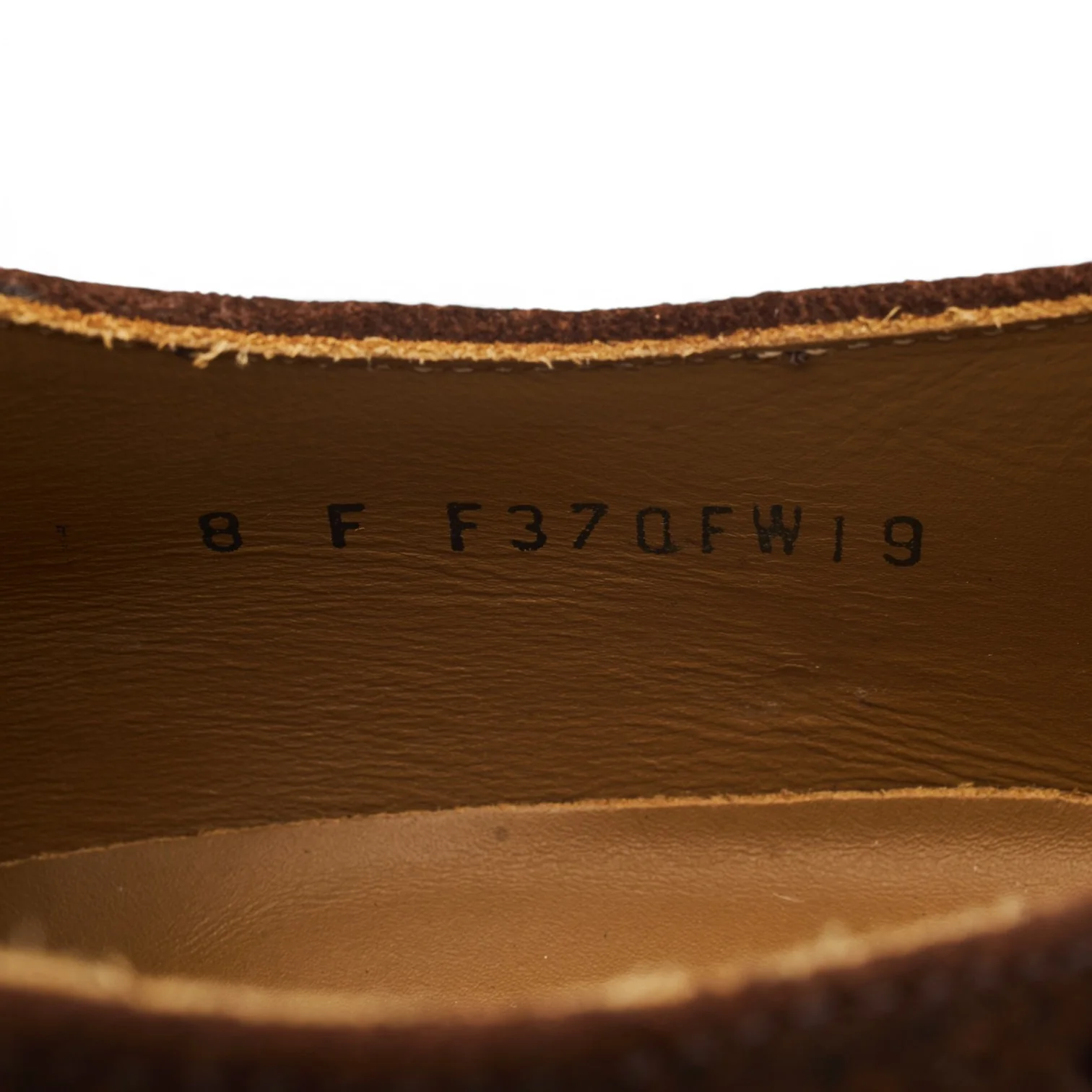 Dark Brown Waxed Suede Derby Brogues UK 8 F - Image 7