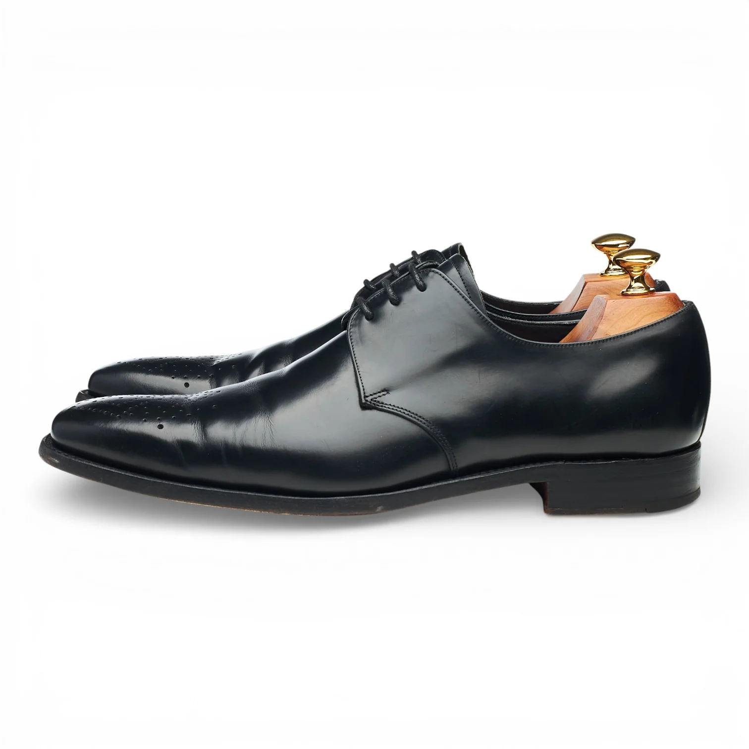 'Darlington' Black Leather Derby UK 9 F - Image 3