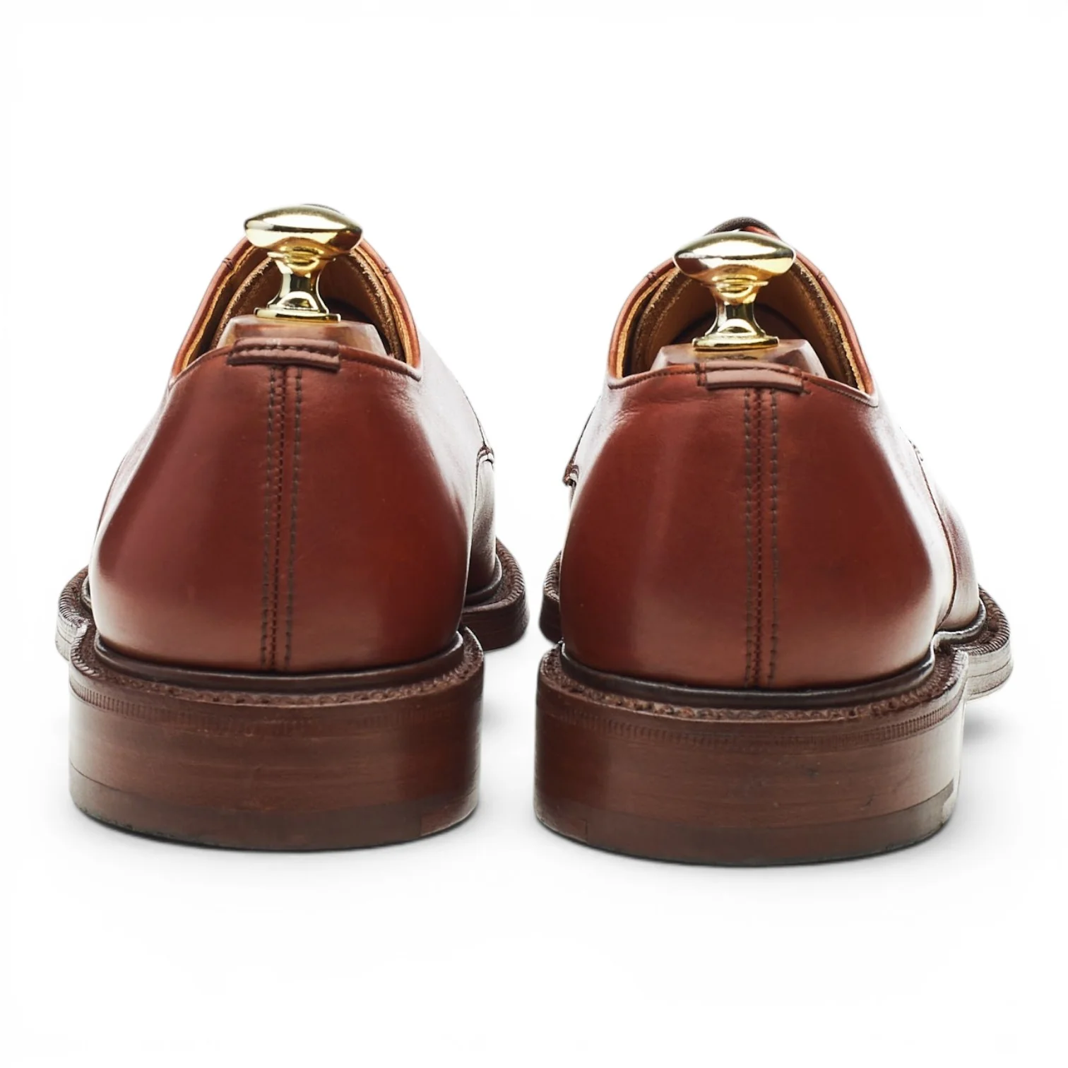 'Dartmoor' Tan Brown Leather Split Toe Derby UK 7 F - Image 4