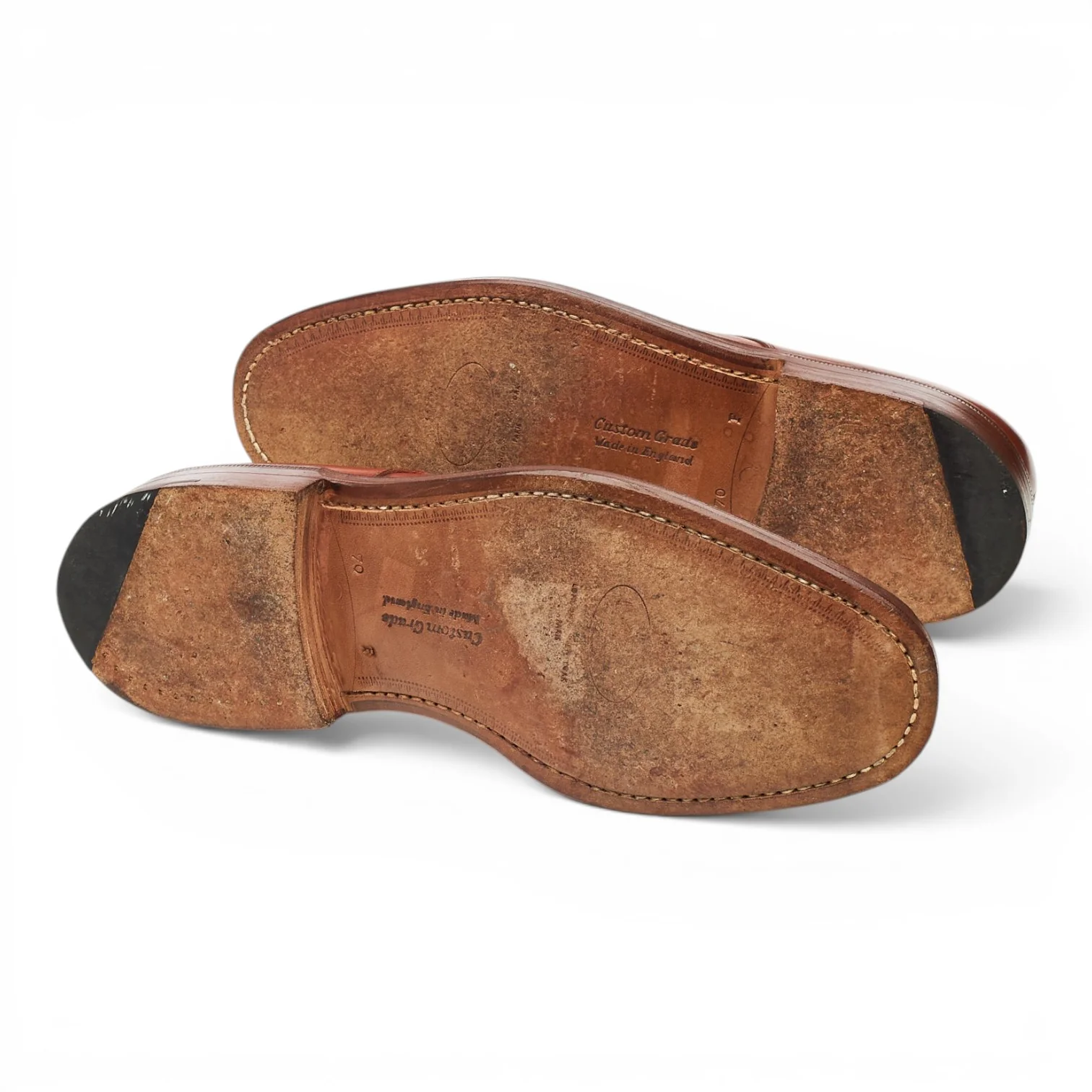 'Dartmoor' Tan Brown Leather Split Toe Derby UK 7 F - Image 5