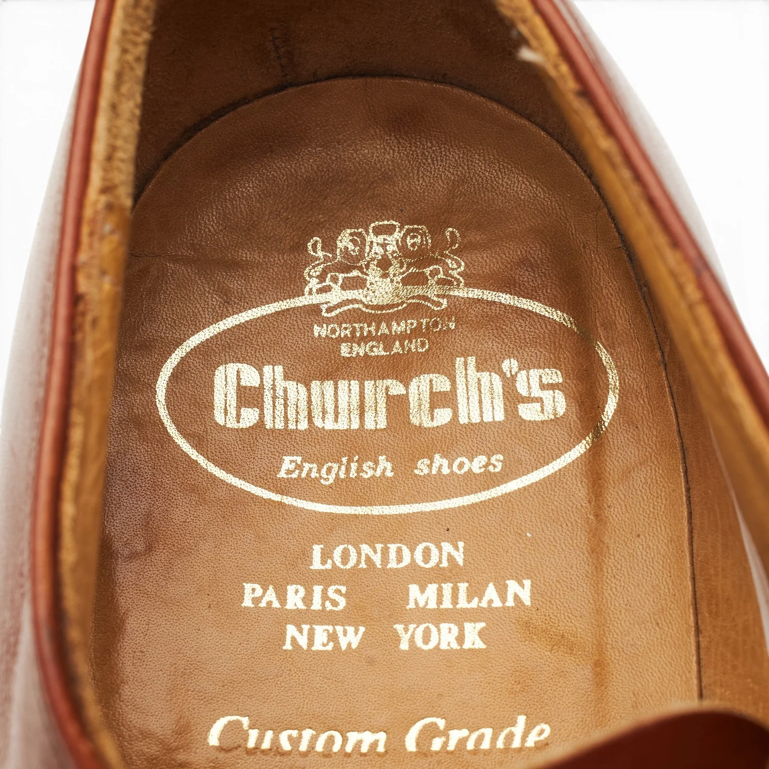 'Dartmoor' Tan Brown Leather Split Toe Derby UK 7 F - Image 6