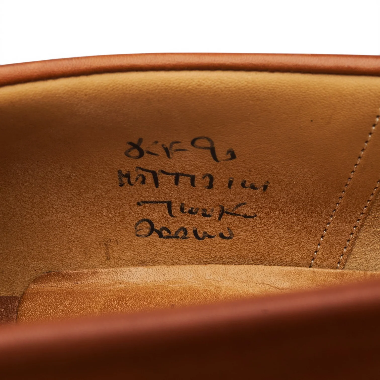 'Darwin' Tan Brown Leather Loafers UK 8.5 F - Image 7