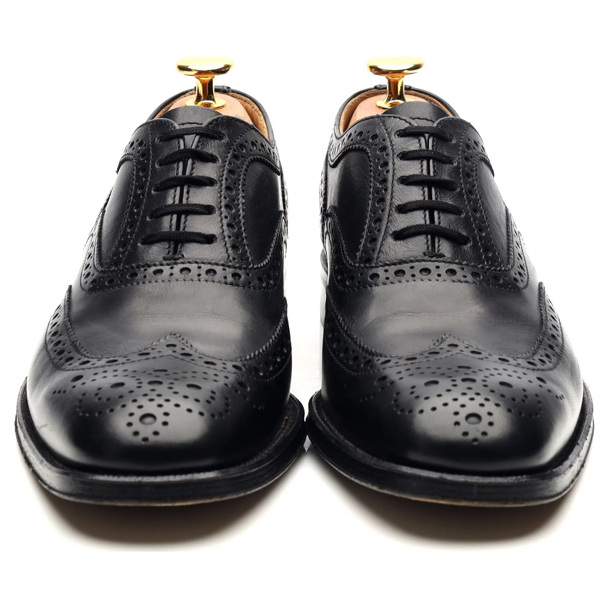 Women's 'Davina' Black Leather Brogues UK 5.5 EU 38.5 - Image 8
