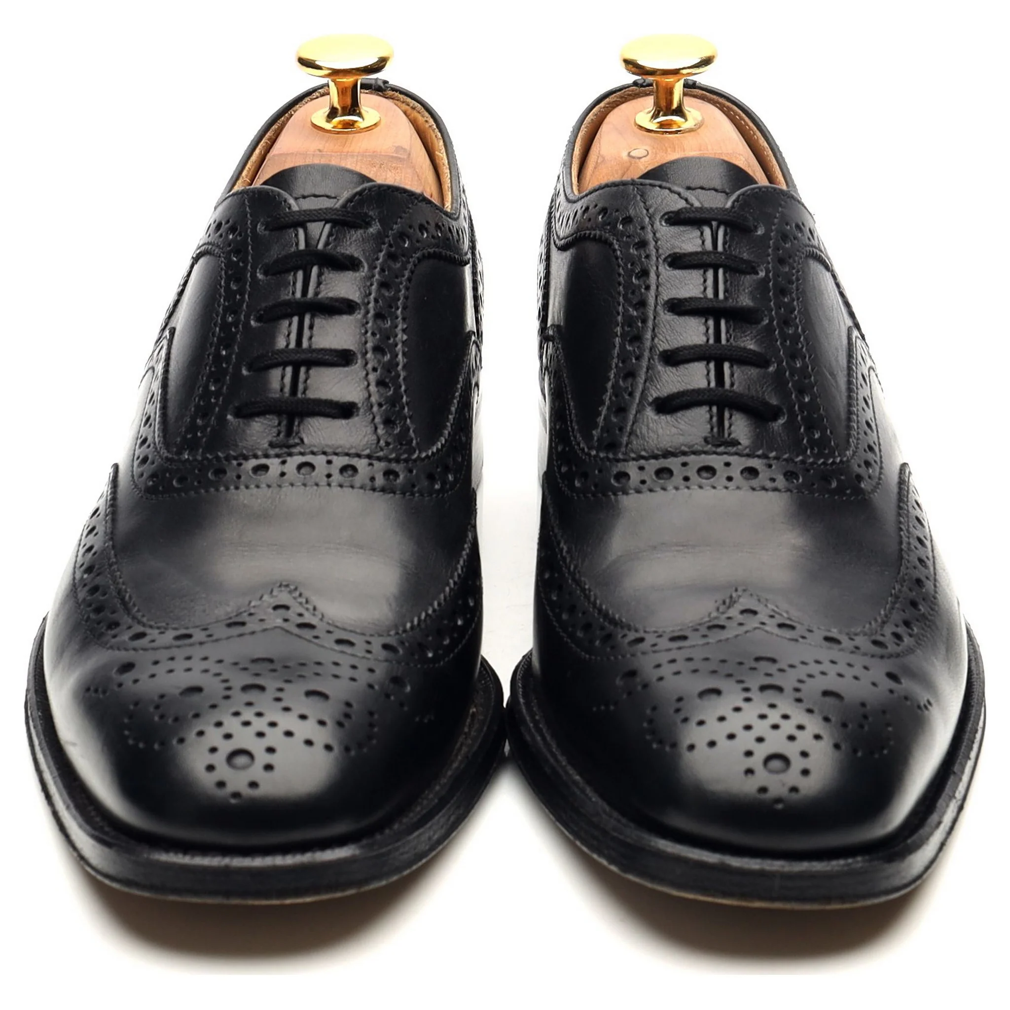 Women's 'Davina' Black Leather Brogues UK 5.5 EU 38.5 - Image 9