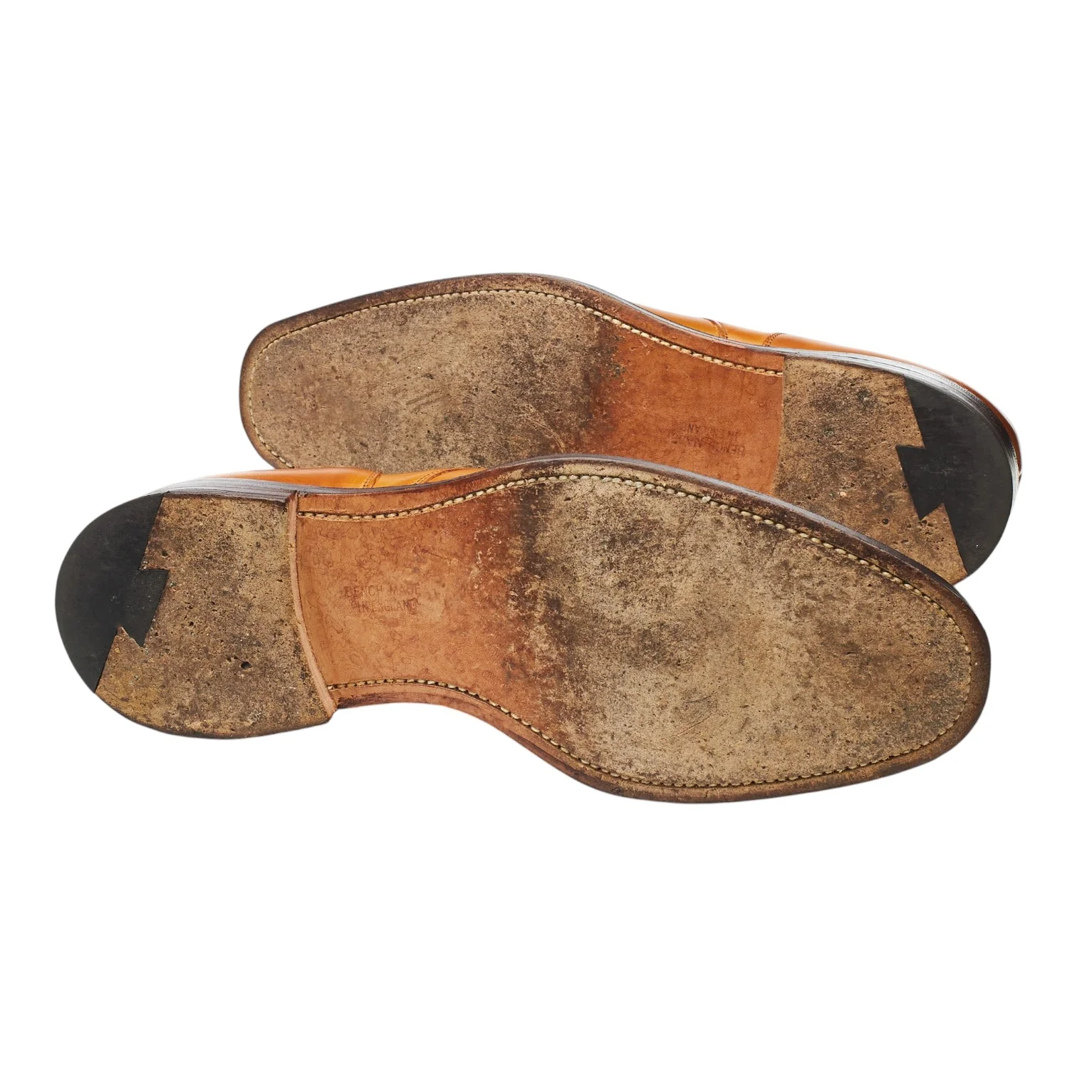 'Deacon' Tan Brown Leather Cap Toe Derby UK 10 F - Image 5