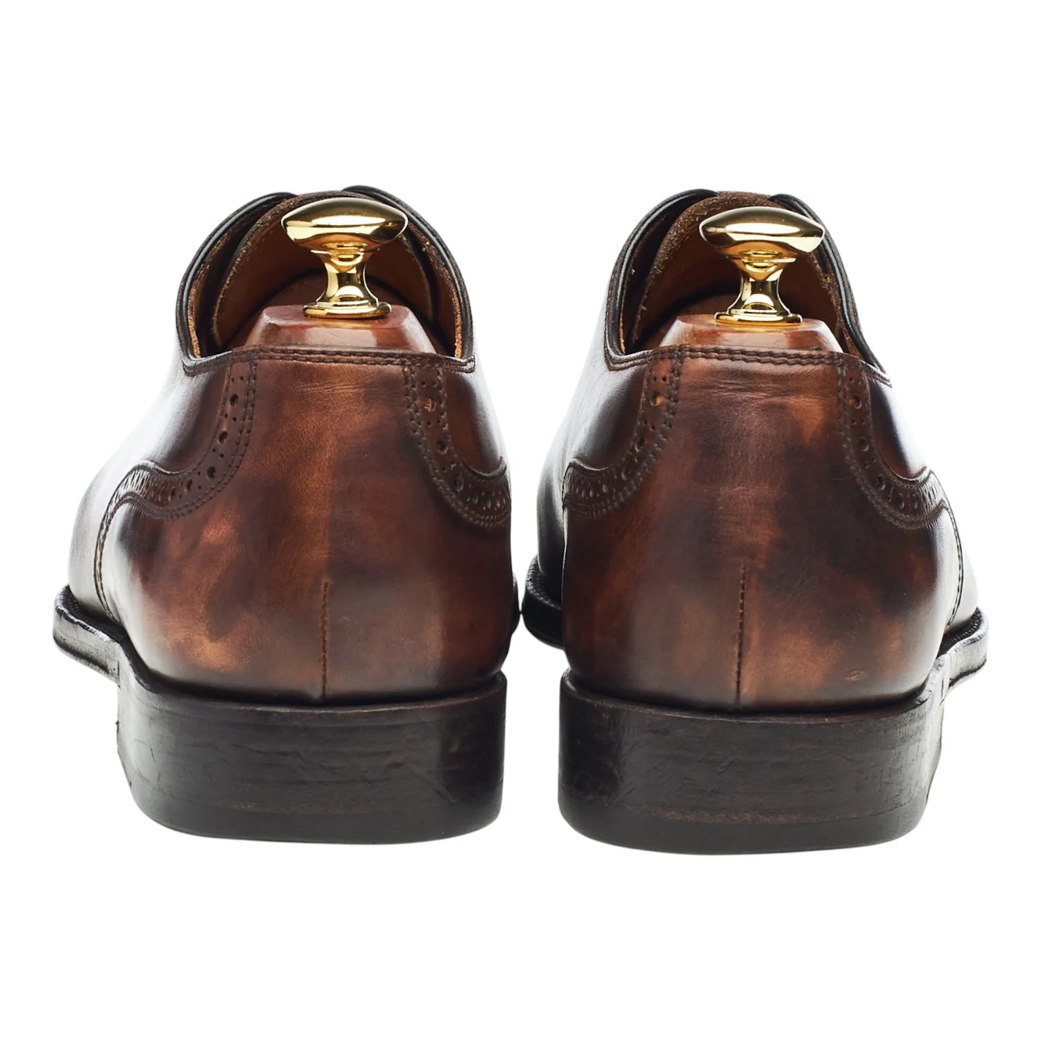 'Del Corso' Dark Brown Museum Leather Oxford UK 9.5 - Image 4